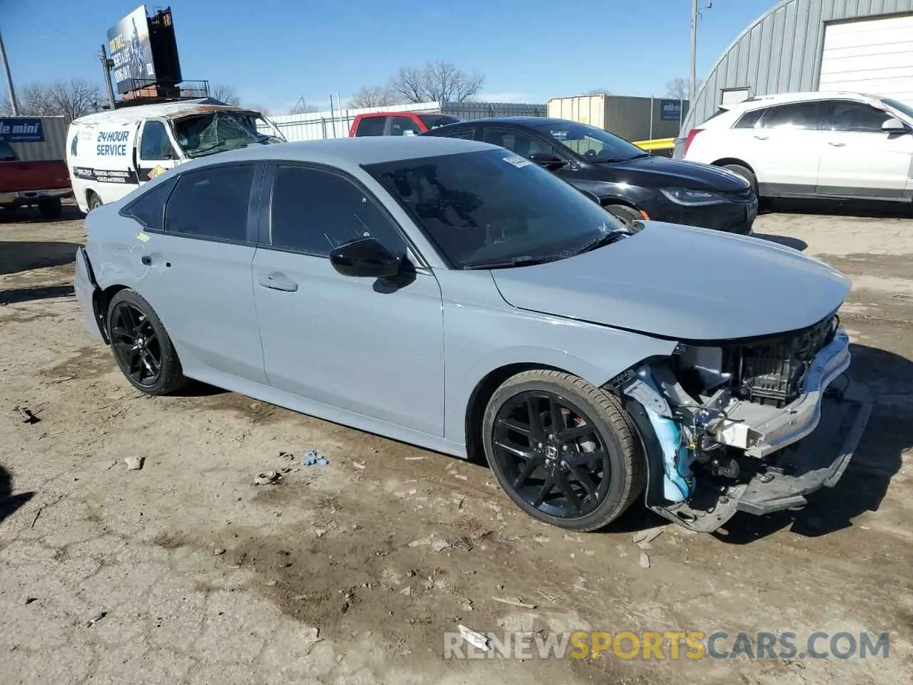 4 Photograph of a damaged car 2HGFE2F51PH535260 HONDA CIVIC 2023