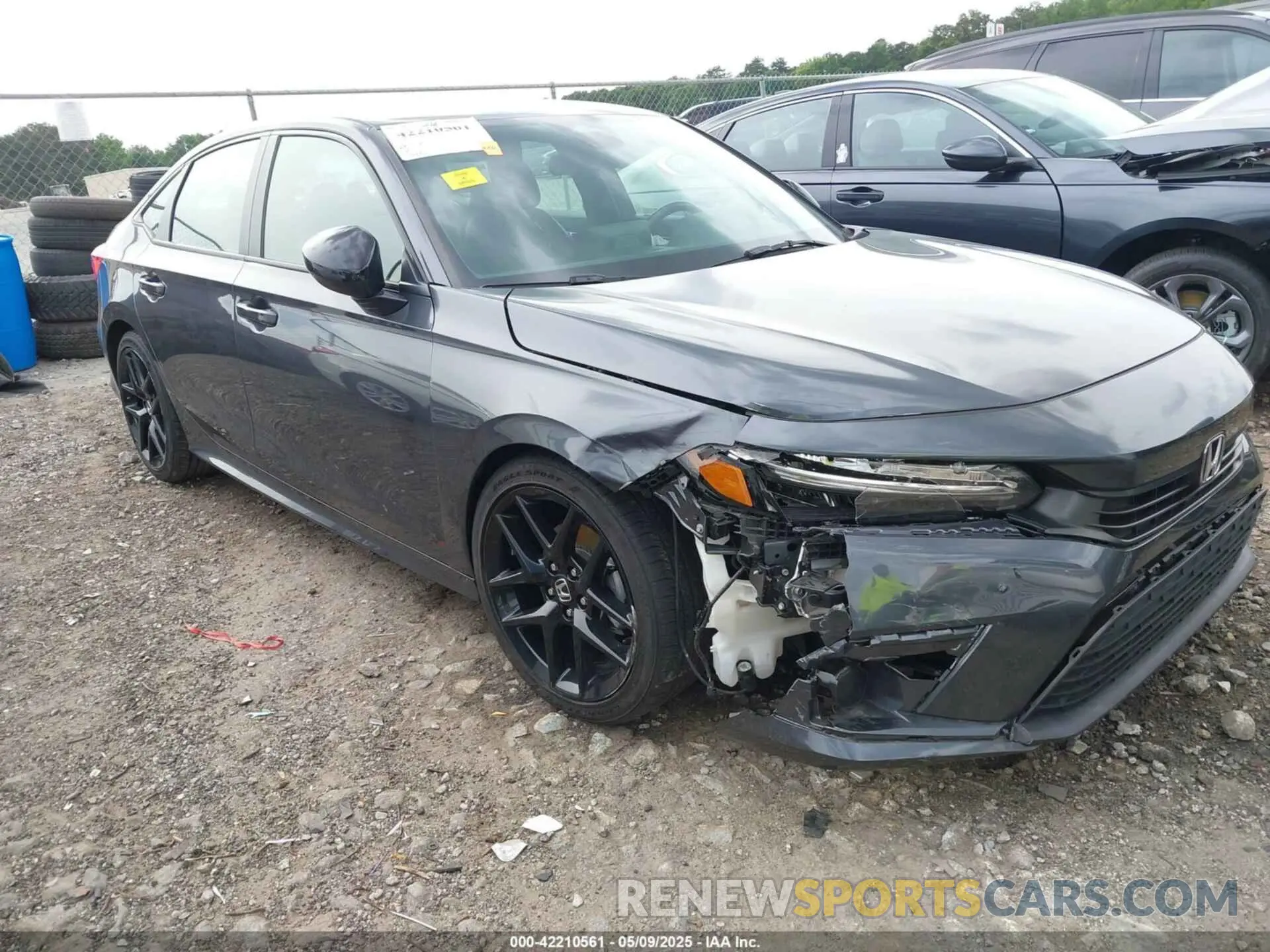 1 Photograph of a damaged car 2HGFE2F51PH536215 HONDA CIVIC 2023
