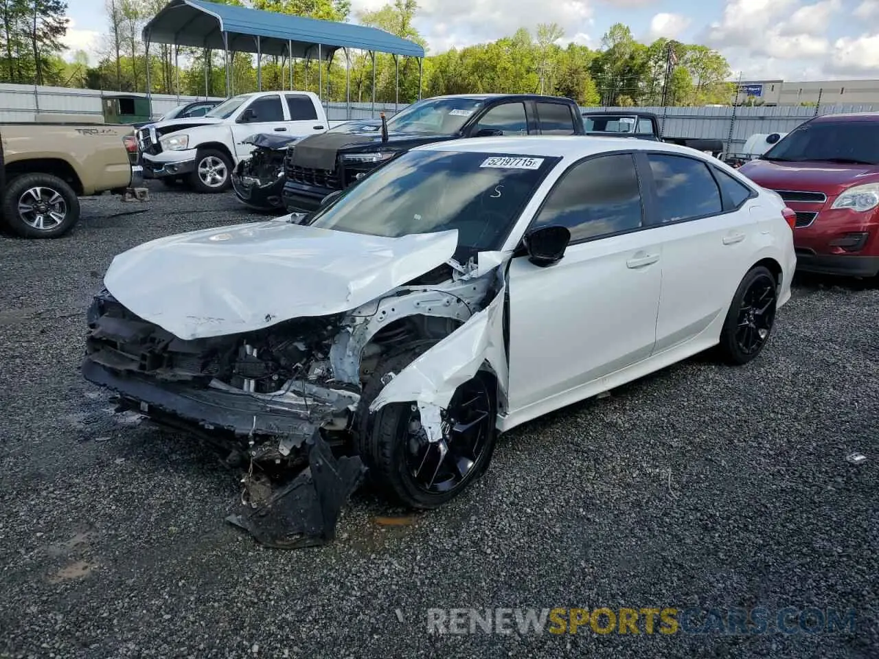 1 Photograph of a damaged car 2HGFE2F51PH543469 HONDA CIVIC 2023