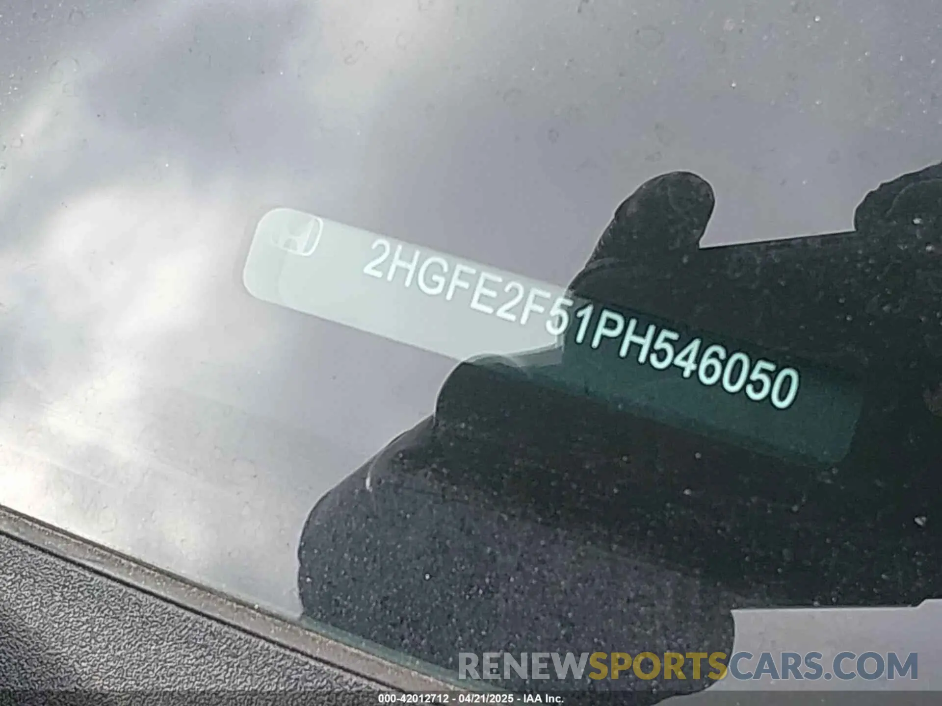 17 Photograph of a damaged car 2HGFE2F51PH546050 HONDA CIVIC 2023