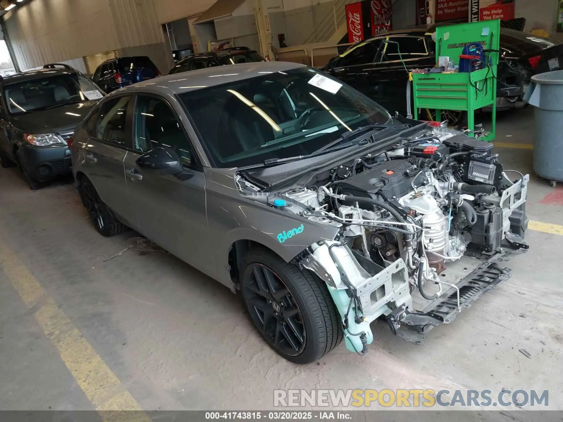 1 Photograph of a damaged car 2HGFE2F51PH555590 HONDA CIVIC 2023