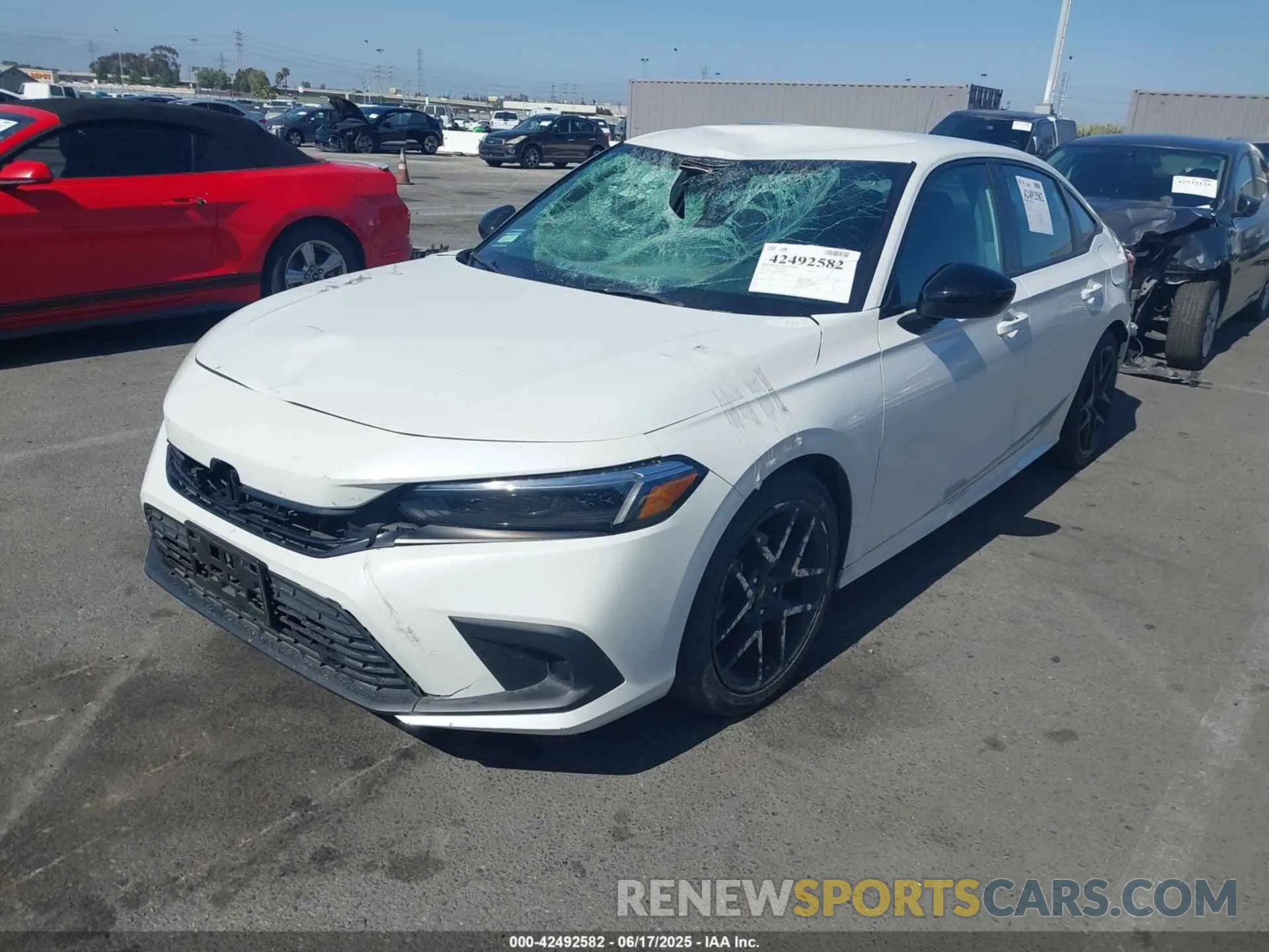 2 Photograph of a damaged car 2HGFE2F51PH563060 HONDA CIVIC 2023