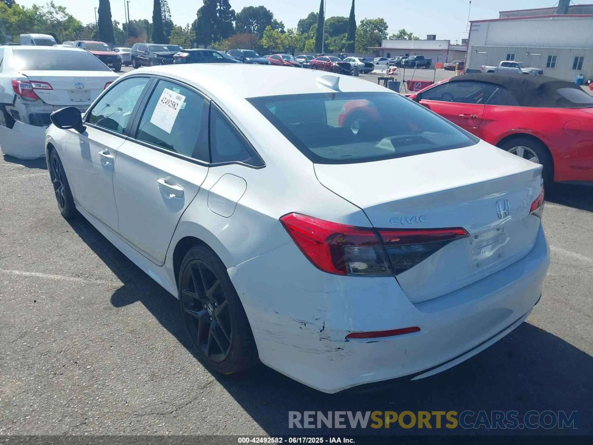 3 Photograph of a damaged car 2HGFE2F51PH563060 HONDA CIVIC 2023