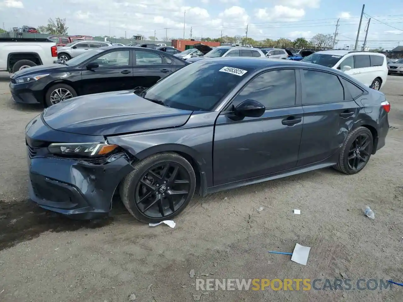 1 Photograph of a damaged car 2HGFE2F52PH505751 HONDA CIVIC 2023