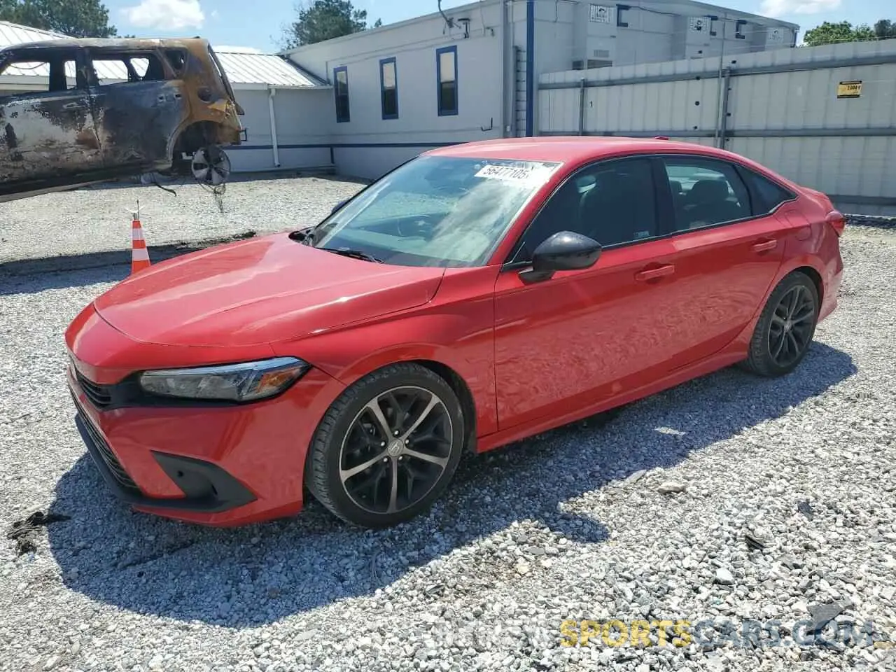 1 Photograph of a damaged car 2HGFE2F52PH541696 HONDA CIVIC 2023