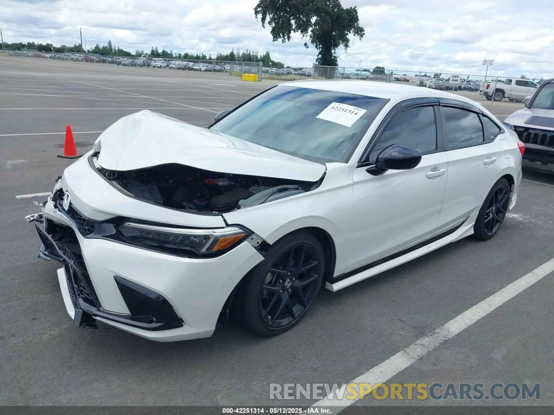 2 Photograph of a damaged car 2HGFE2F52PH551175 HONDA CIVIC 2023
