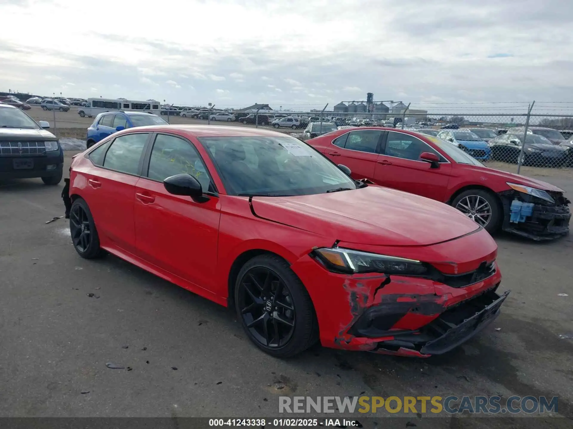 1 Photograph of a damaged car 2HGFE2F52PH571992 HONDA CIVIC 2023