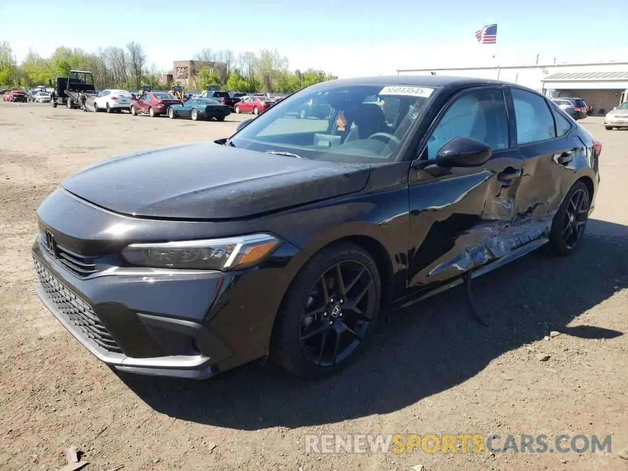 1 Photograph of a damaged car 2HGFE2F53PH530898 HONDA CIVIC 2023