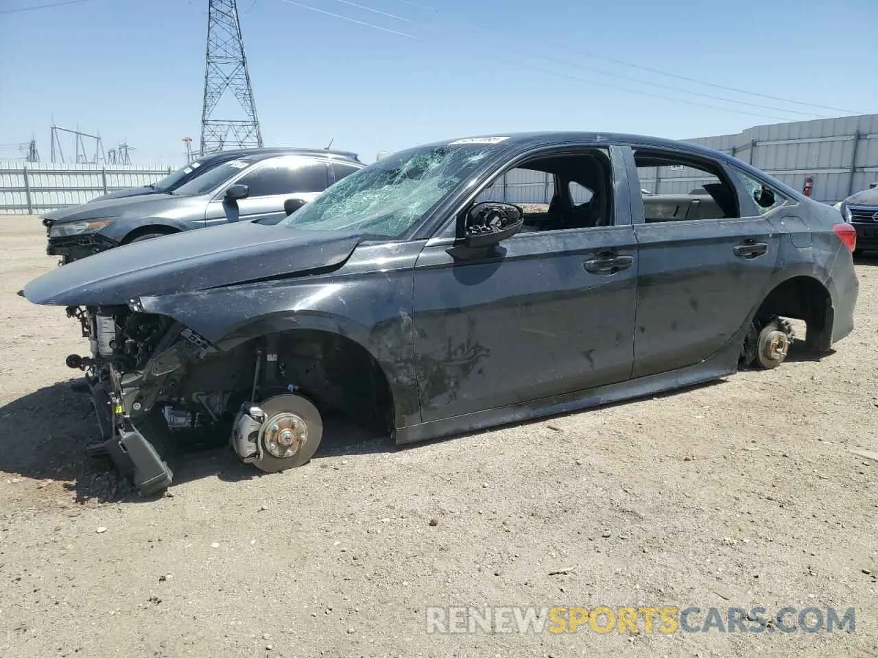 1 Photograph of a damaged car 2HGFE2F53PH558023 HONDA CIVIC 2023