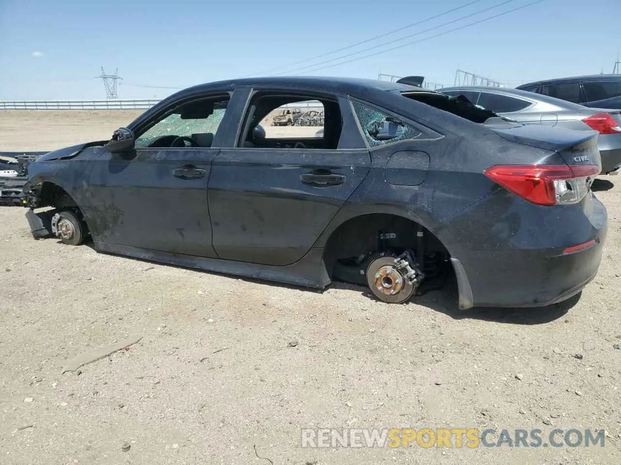 2 Photograph of a damaged car 2HGFE2F53PH558023 HONDA CIVIC 2023