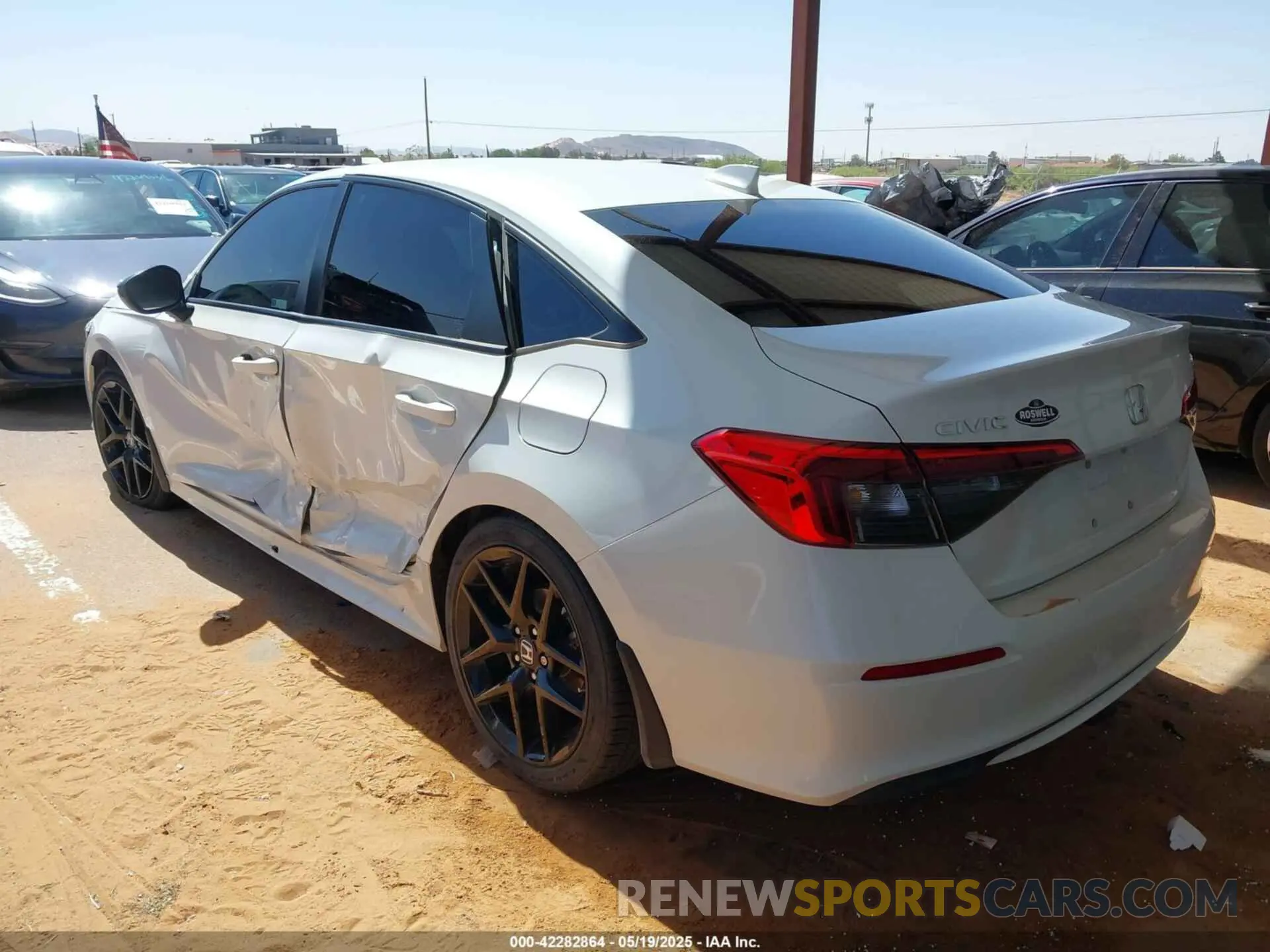 3 Photograph of a damaged car 2HGFE2F53PH565778 HONDA CIVIC 2023