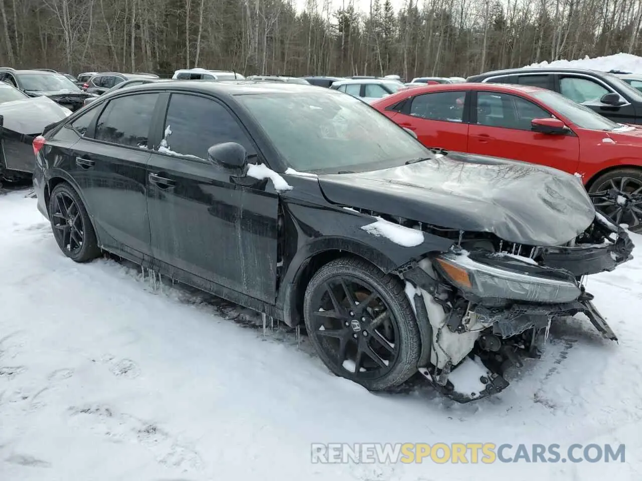 4 Photograph of a damaged car 2HGFE2F54PH103455 HONDA CIVIC 2023