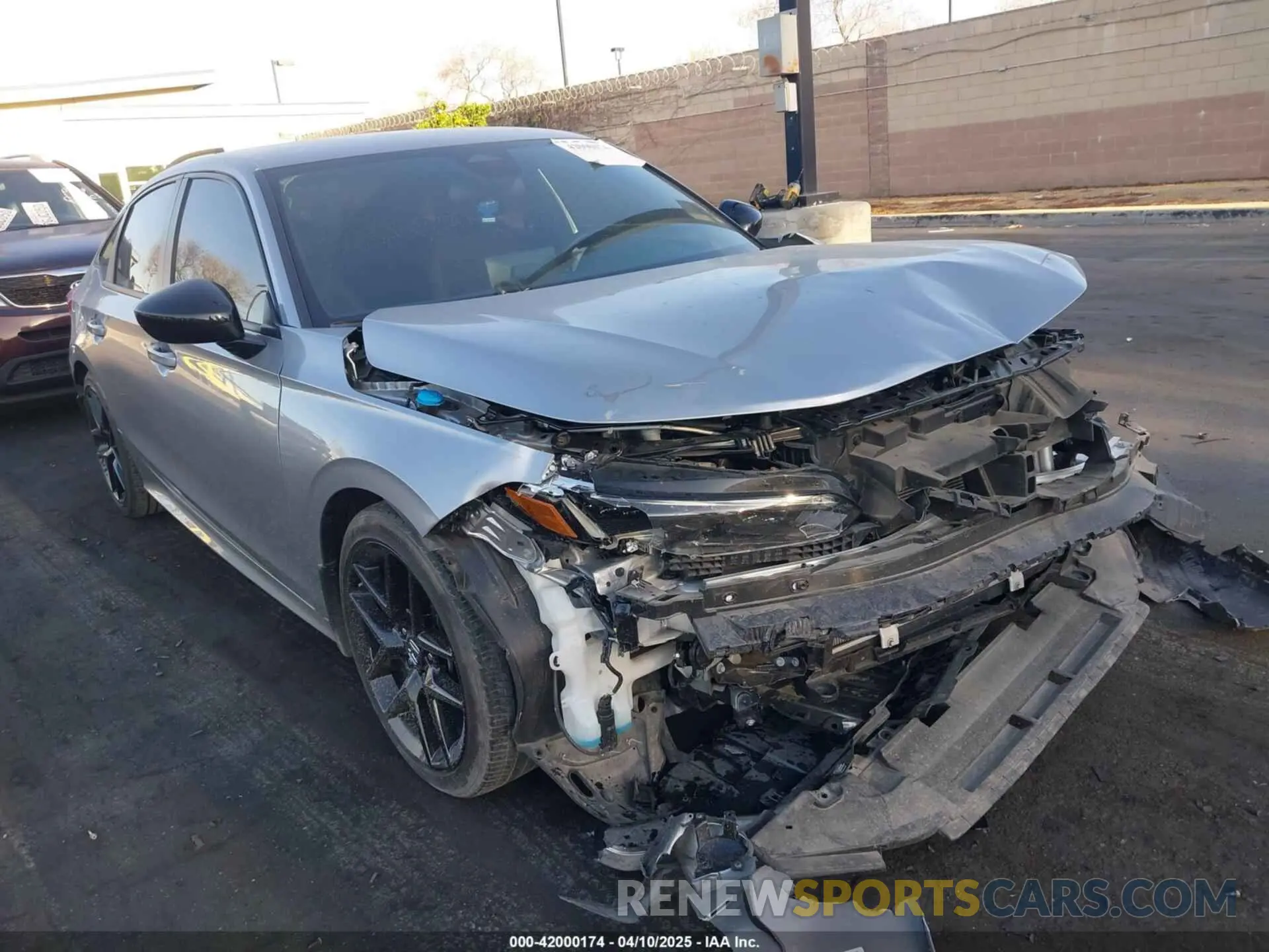 1 Photograph of a damaged car 2HGFE2F54PH503743 HONDA CIVIC 2023