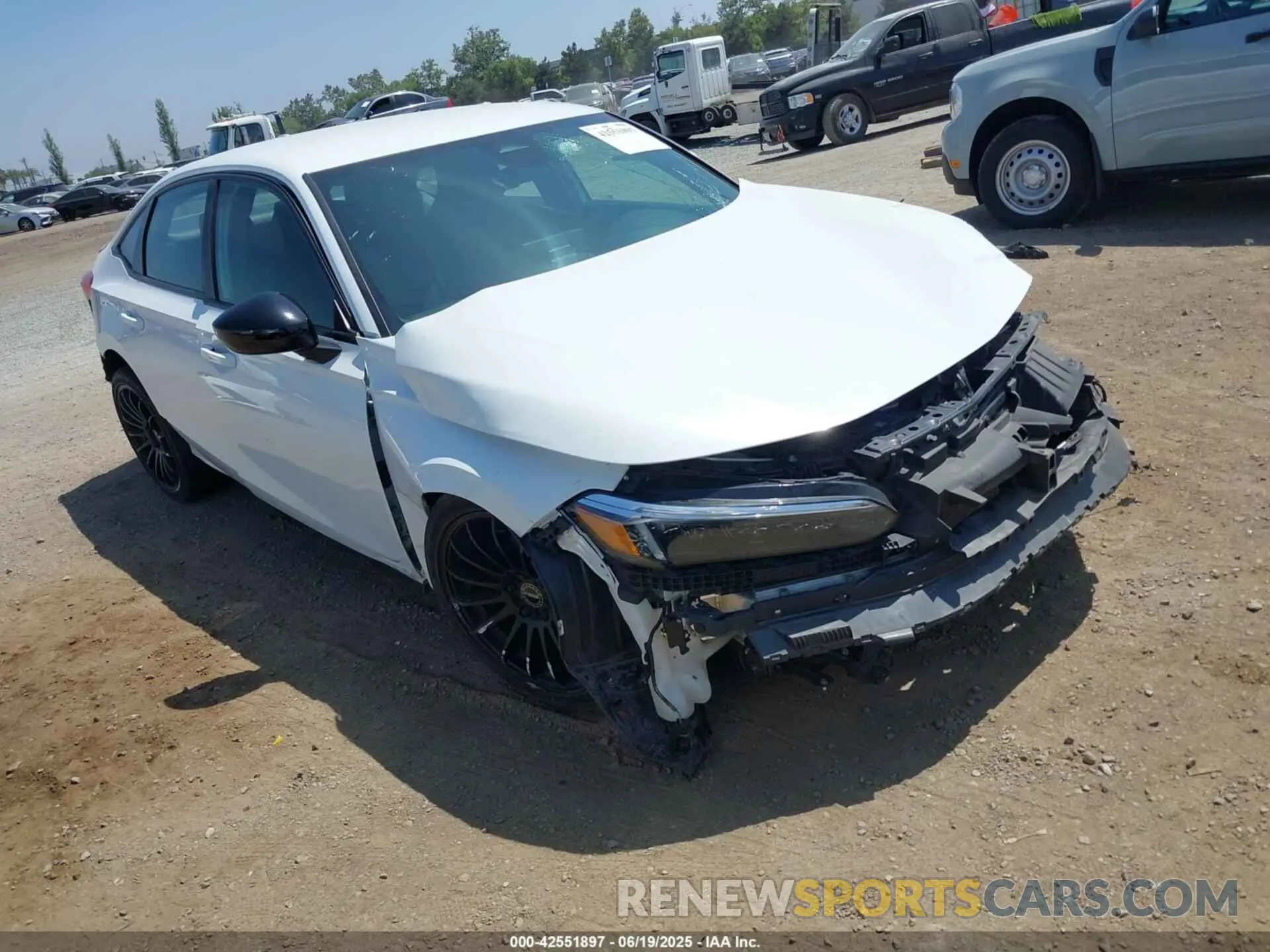 1 Photograph of a damaged car 2HGFE2F54PH510109 HONDA CIVIC 2023