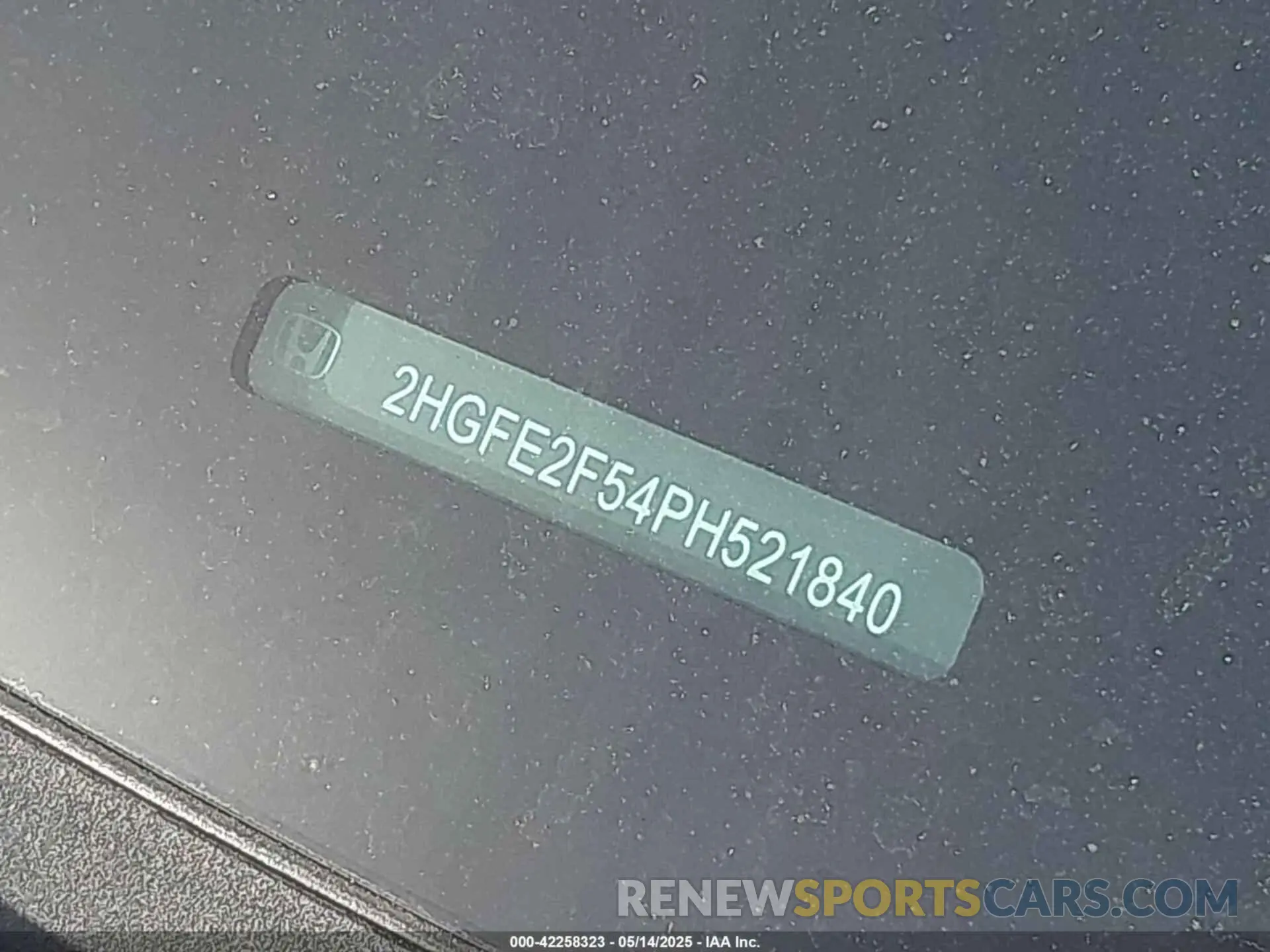 16 Photograph of a damaged car 2HGFE2F54PH521840 HONDA CIVIC 2023