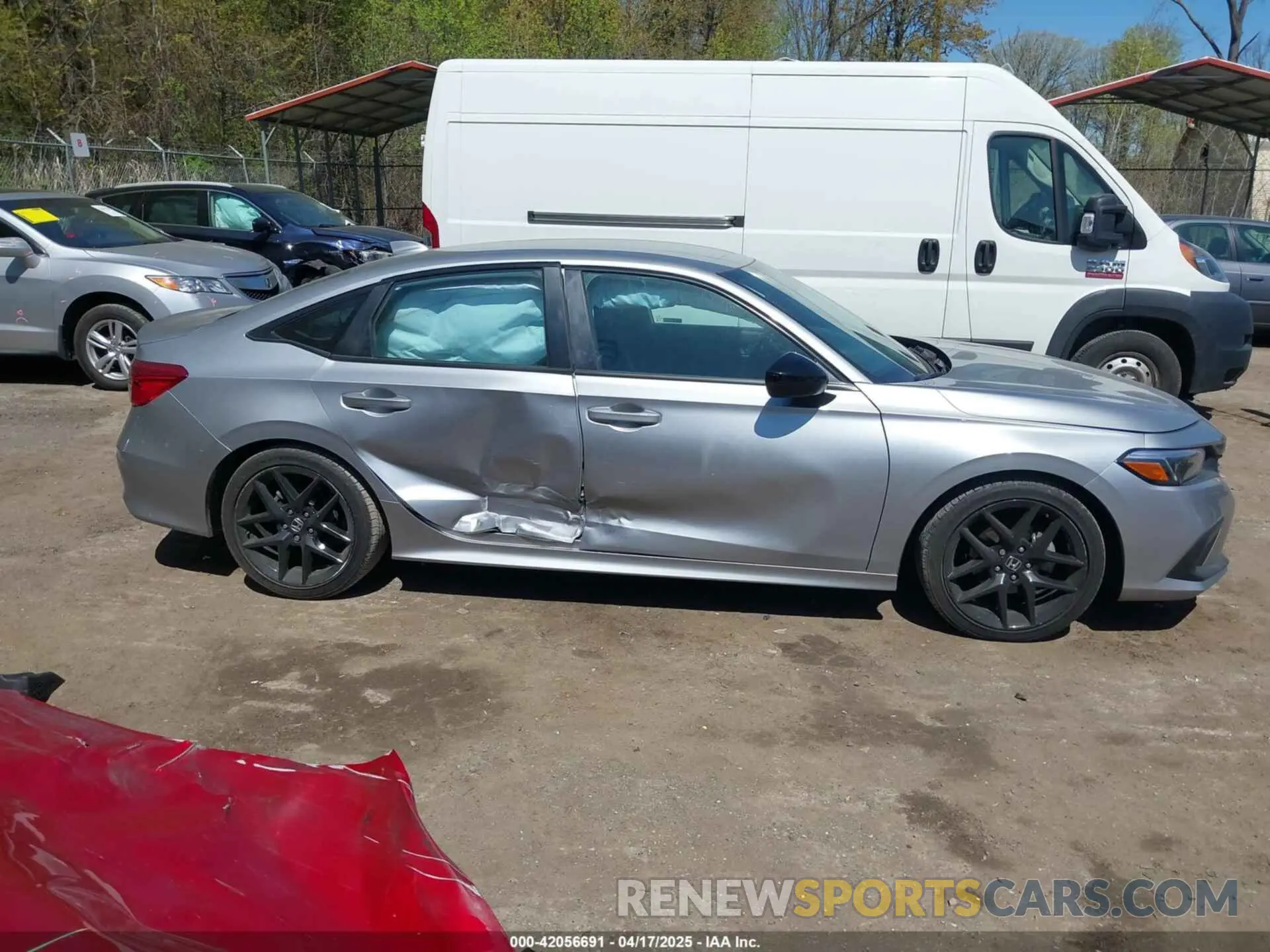 13 Photograph of a damaged car 2HGFE2F54PH523393 HONDA CIVIC 2023