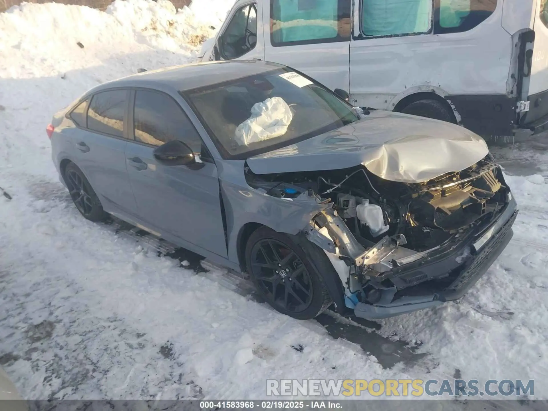 1 Photograph of a damaged car 2HGFE2F54PH527458 HONDA CIVIC 2023