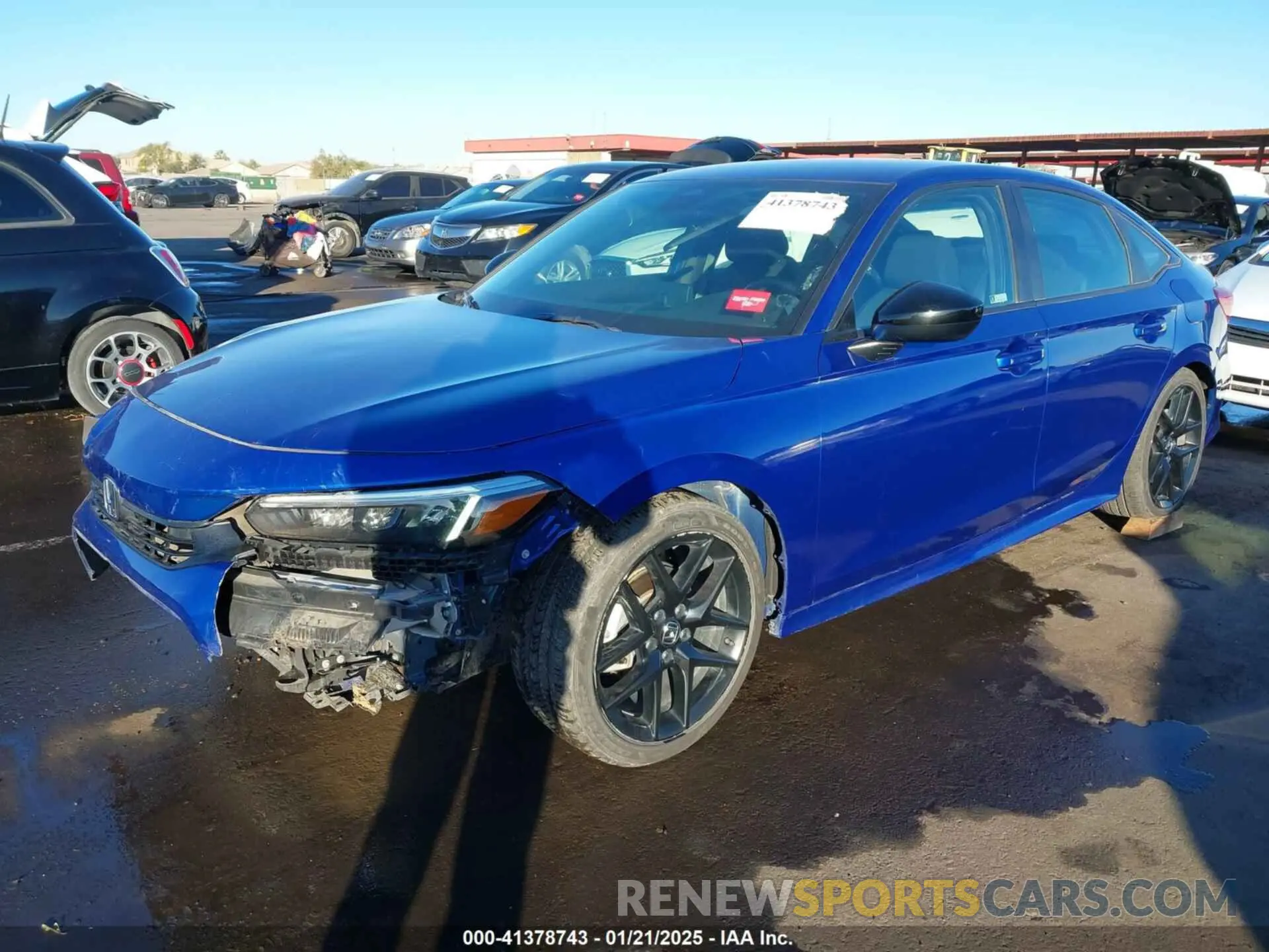 2 Photograph of a damaged car 2HGFE2F54PH549671 HONDA CIVIC 2023