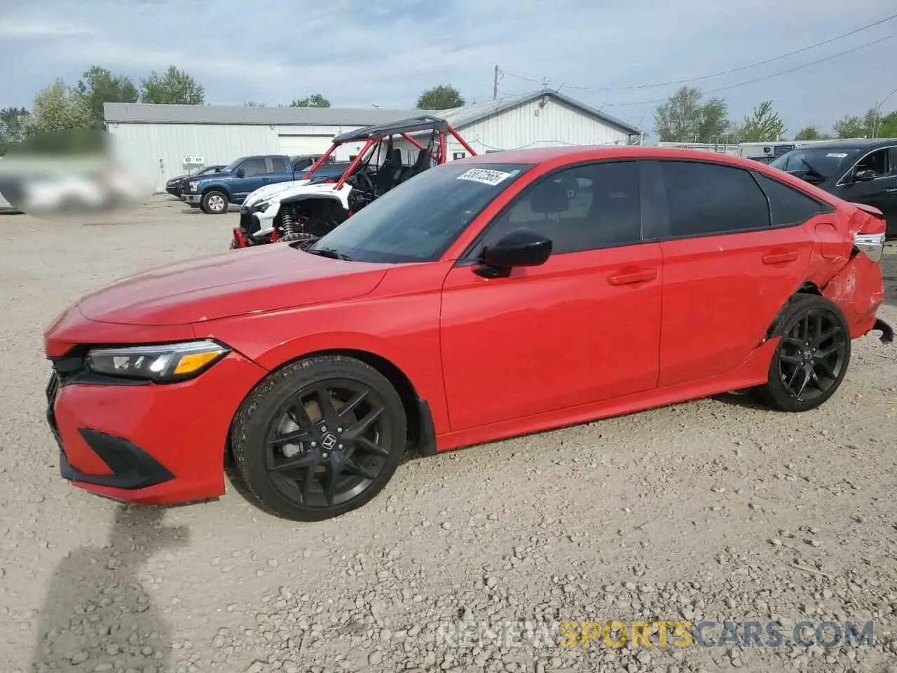 1 Photograph of a damaged car 2HGFE2F54PH553638 HONDA CIVIC 2023