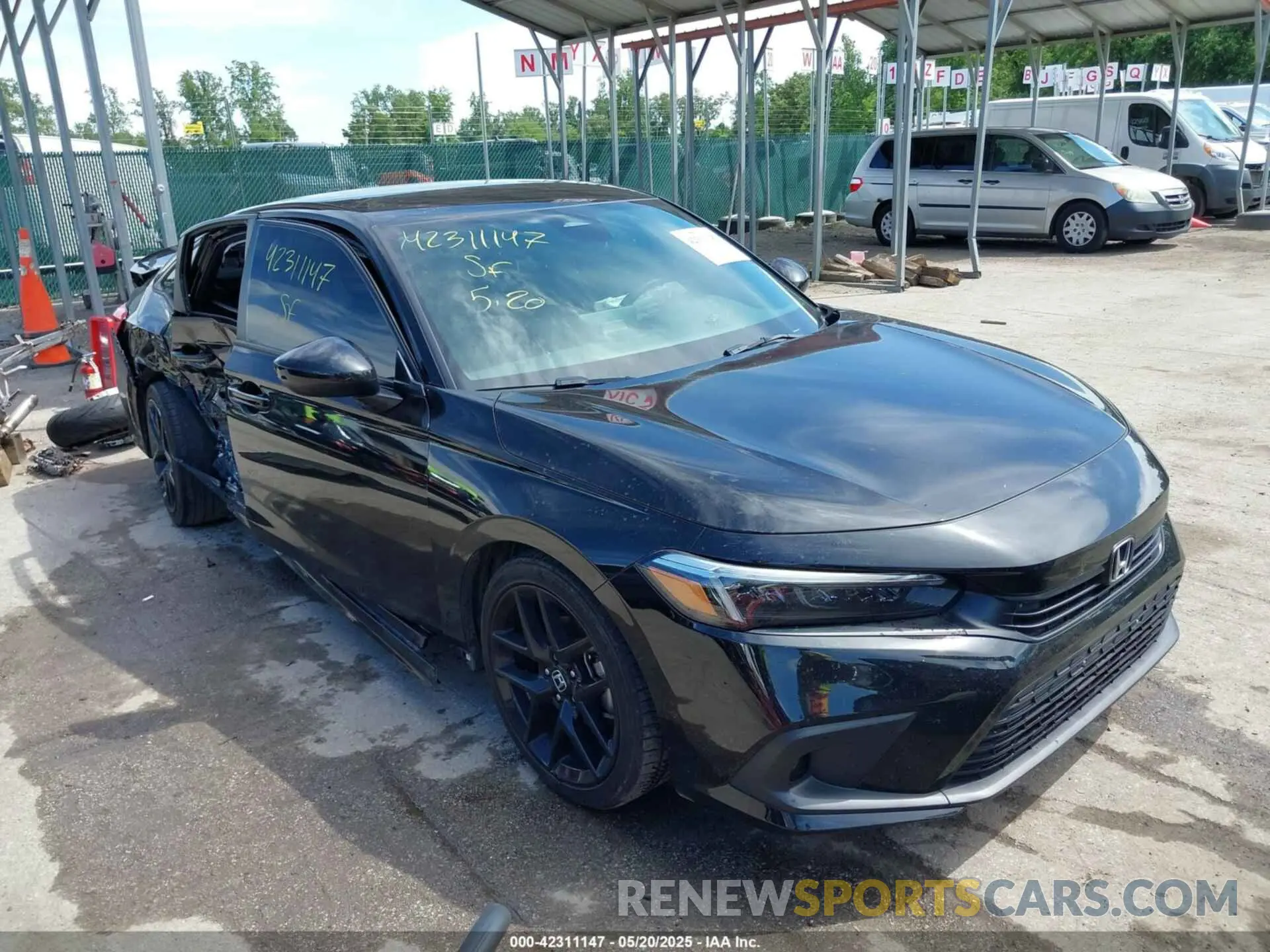 1 Photograph of a damaged car 2HGFE2F54PH558774 HONDA CIVIC 2023