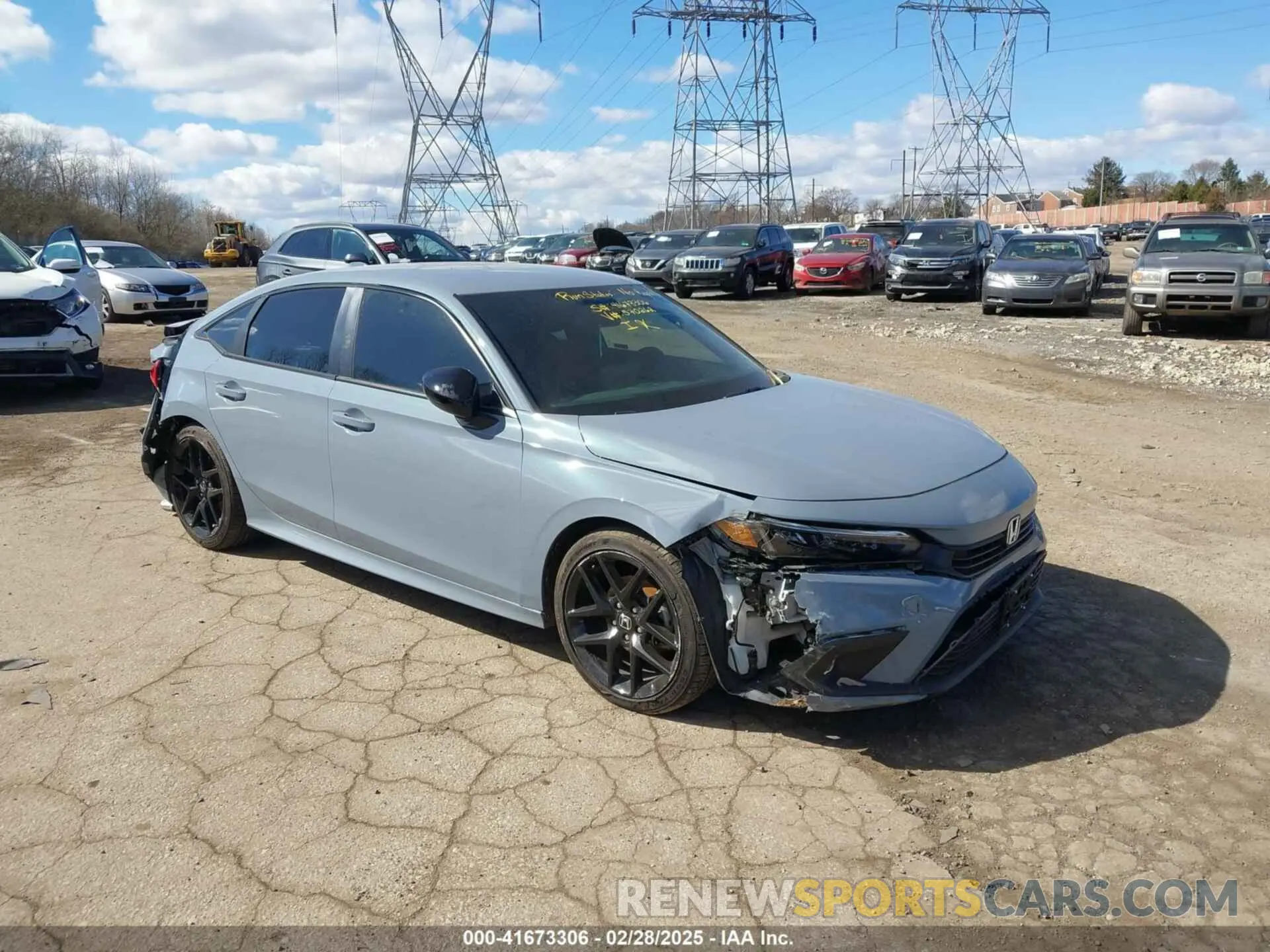 1 Photograph of a damaged car 2HGFE2F54PH570262 HONDA CIVIC 2023