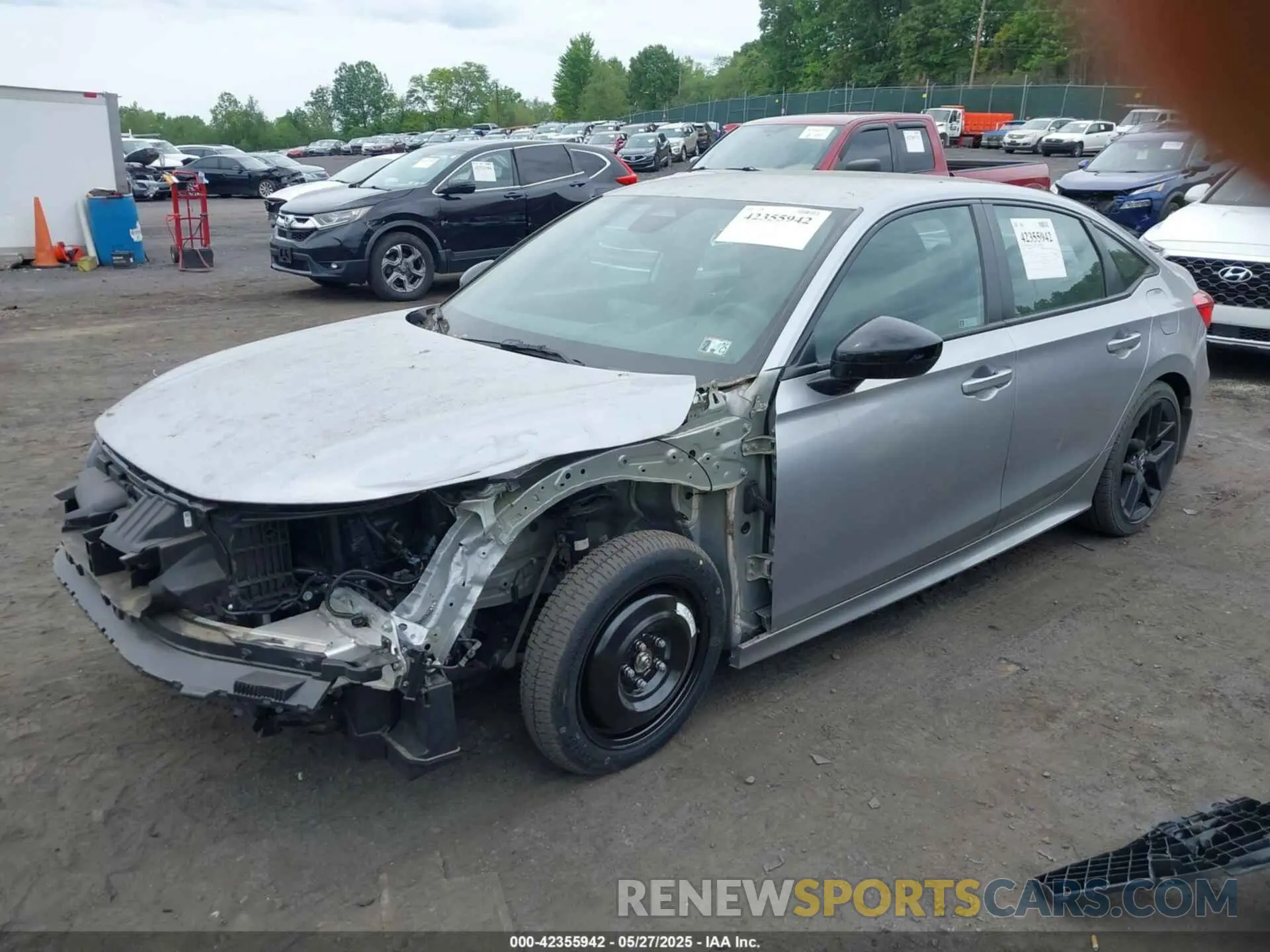 2 Photograph of a damaged car 2HGFE2F55PH501595 HONDA CIVIC 2023