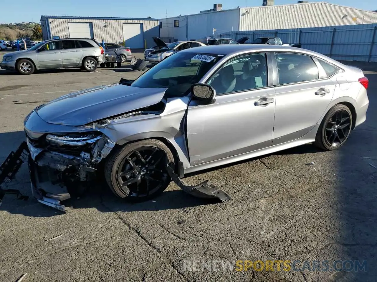 1 Photograph of a damaged car 2HGFE2F55PH503332 HONDA CIVIC 2023