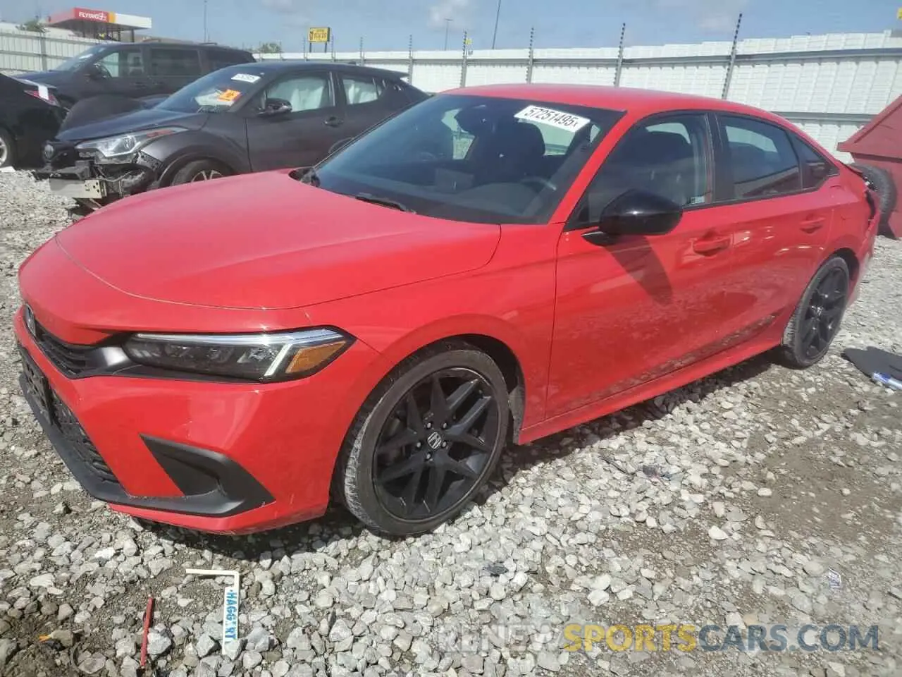 1 Photograph of a damaged car 2HGFE2F55PH527758 HONDA CIVIC 2023