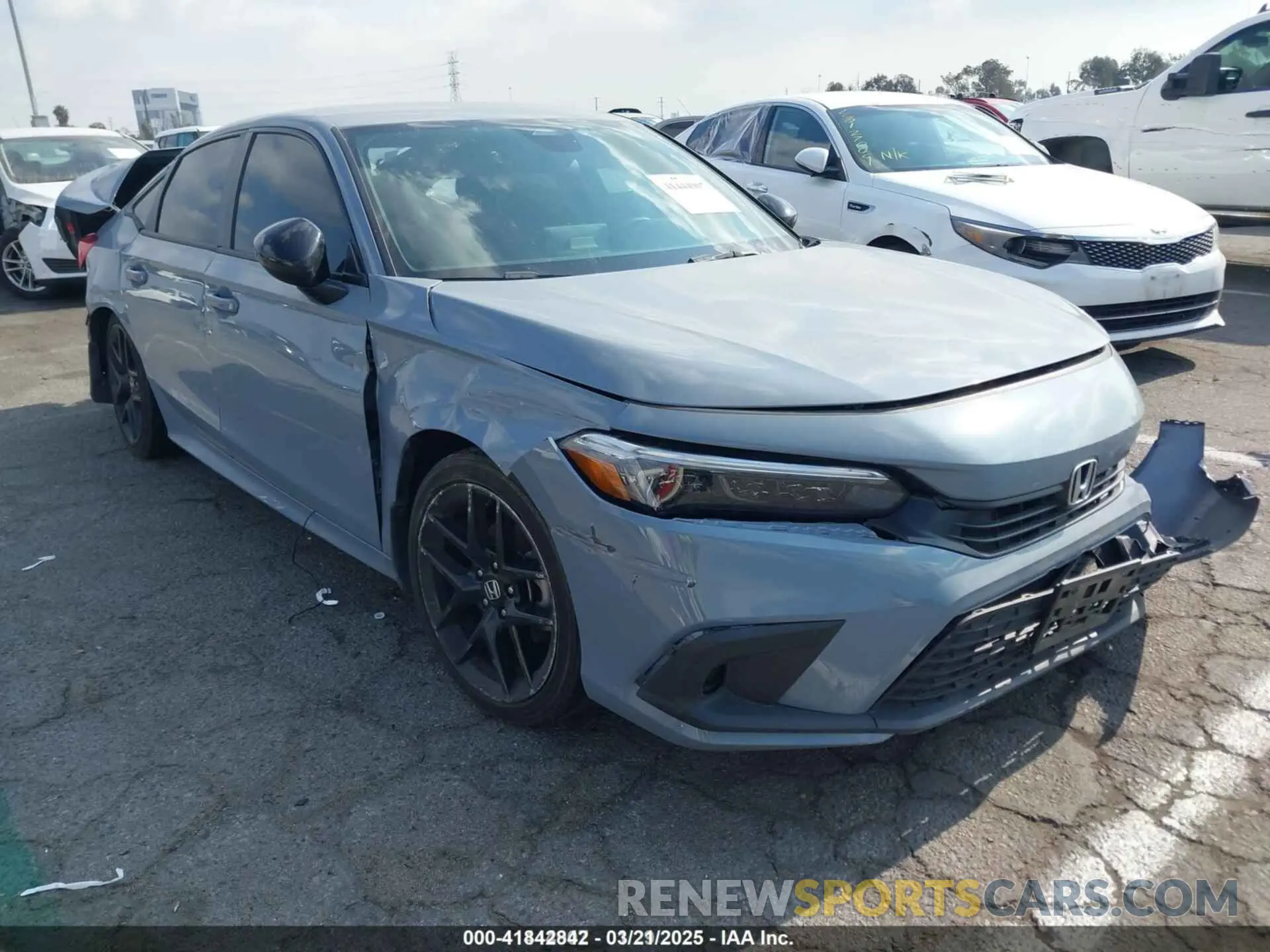 1 Photograph of a damaged car 2HGFE2F55PH566396 HONDA CIVIC 2023
