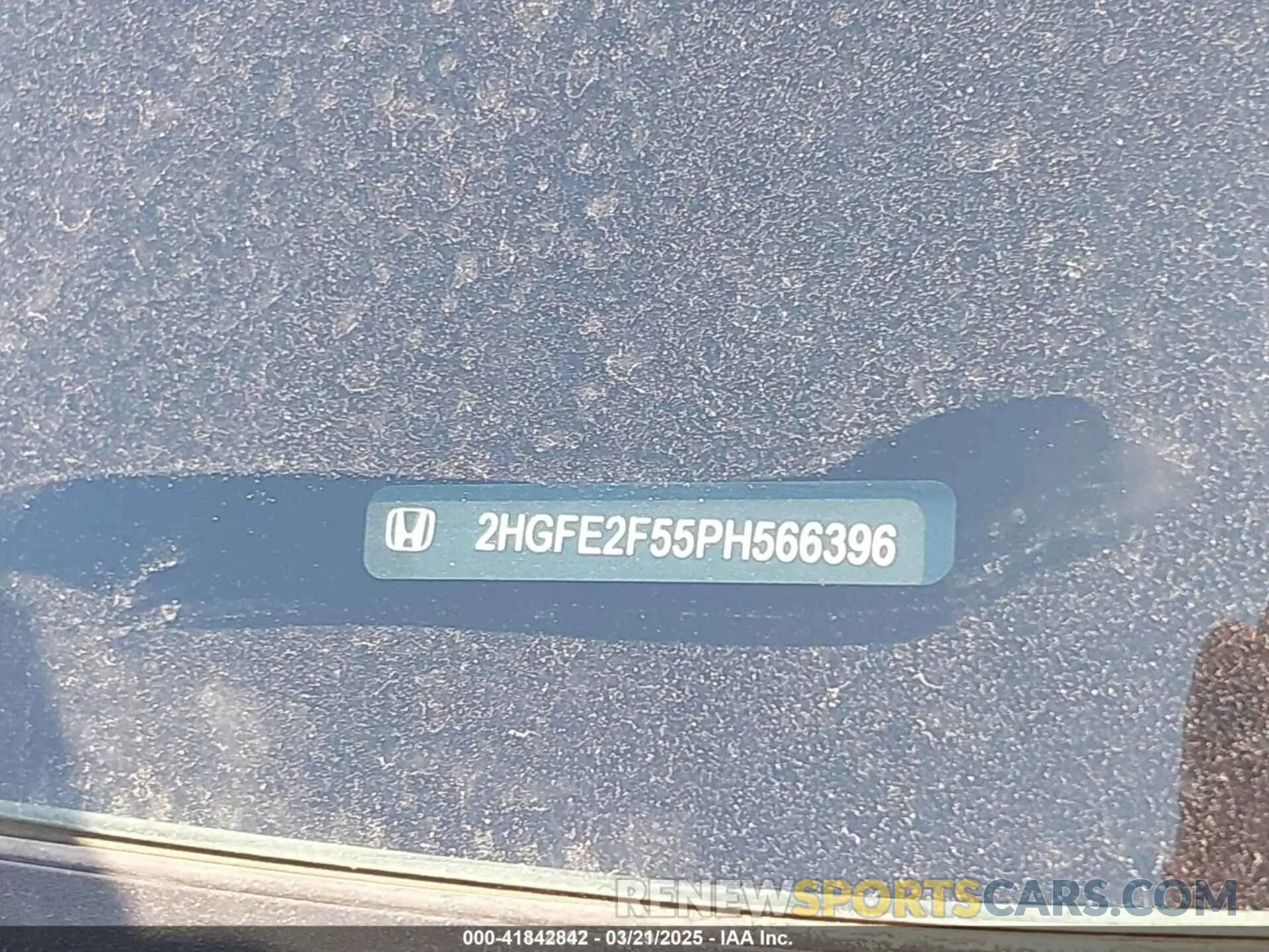 9 Photograph of a damaged car 2HGFE2F55PH566396 HONDA CIVIC 2023