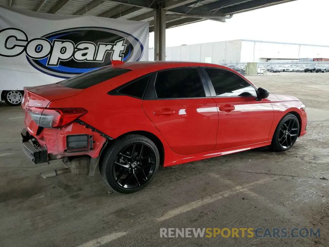 3 Photograph of a damaged car 2HGFE2F56PH507020 HONDA CIVIC 2023