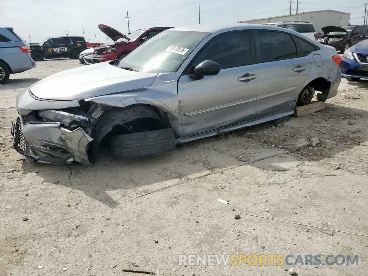 1 Photograph of a damaged car 2HGFE2F56PH516221 HONDA CIVIC 2023