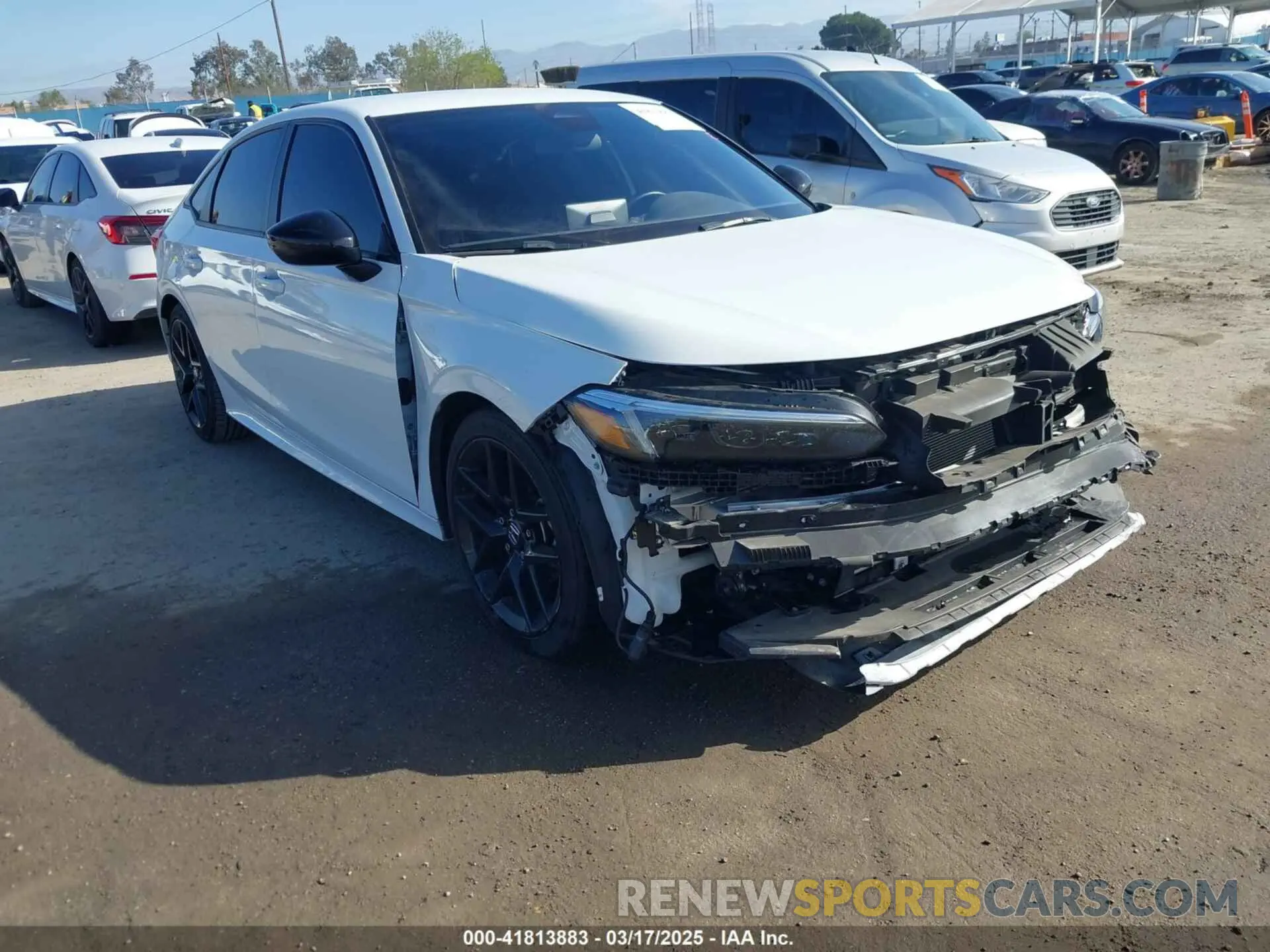 1 Photograph of a damaged car 2HGFE2F56PH518129 HONDA CIVIC 2023