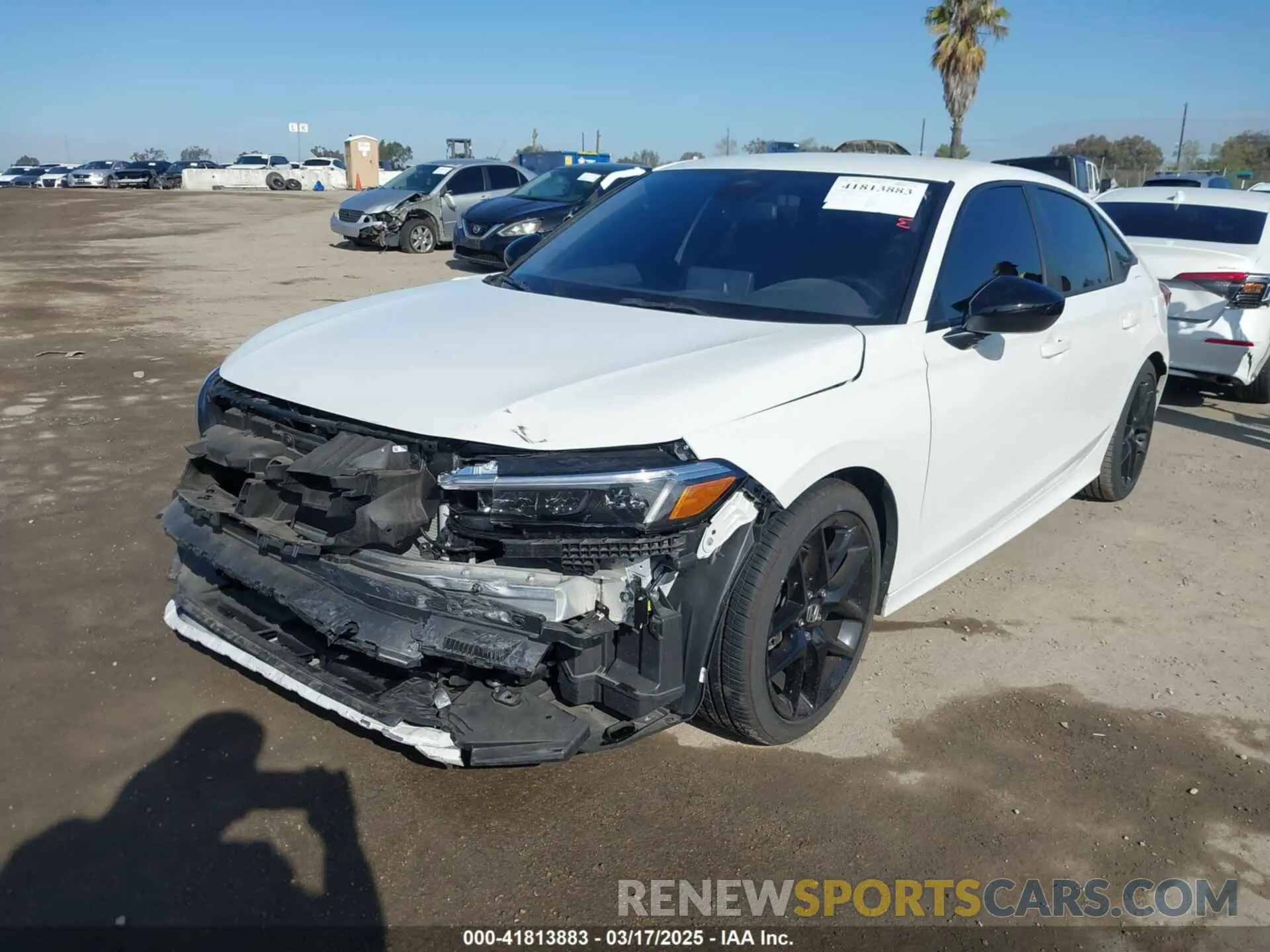 2 Photograph of a damaged car 2HGFE2F56PH518129 HONDA CIVIC 2023