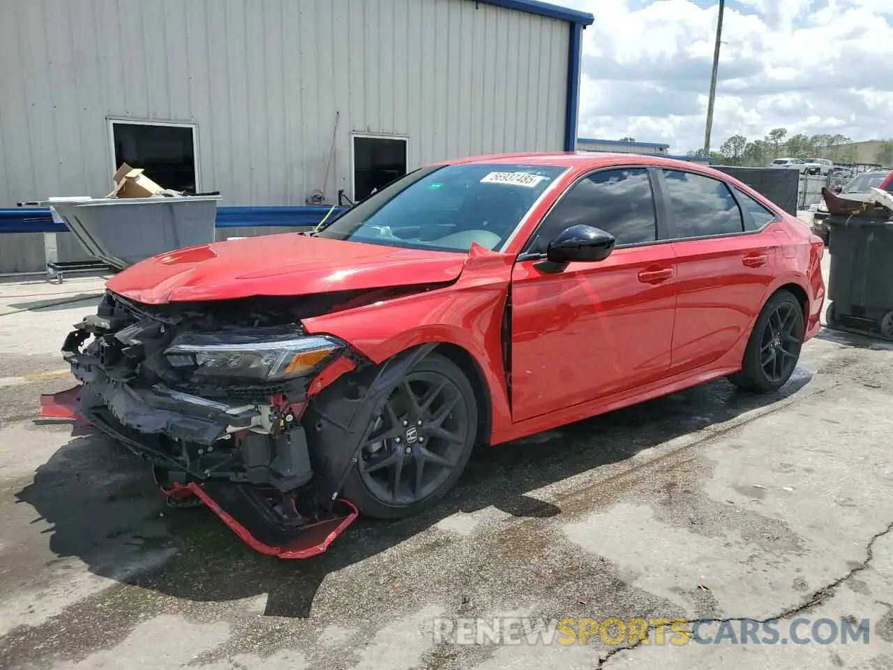 1 Photograph of a damaged car 2HGFE2F56PH532984 HONDA CIVIC 2023
