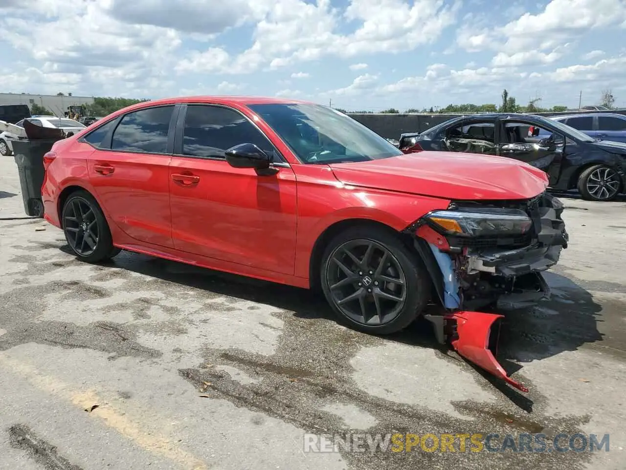 4 Photograph of a damaged car 2HGFE2F56PH532984 HONDA CIVIC 2023