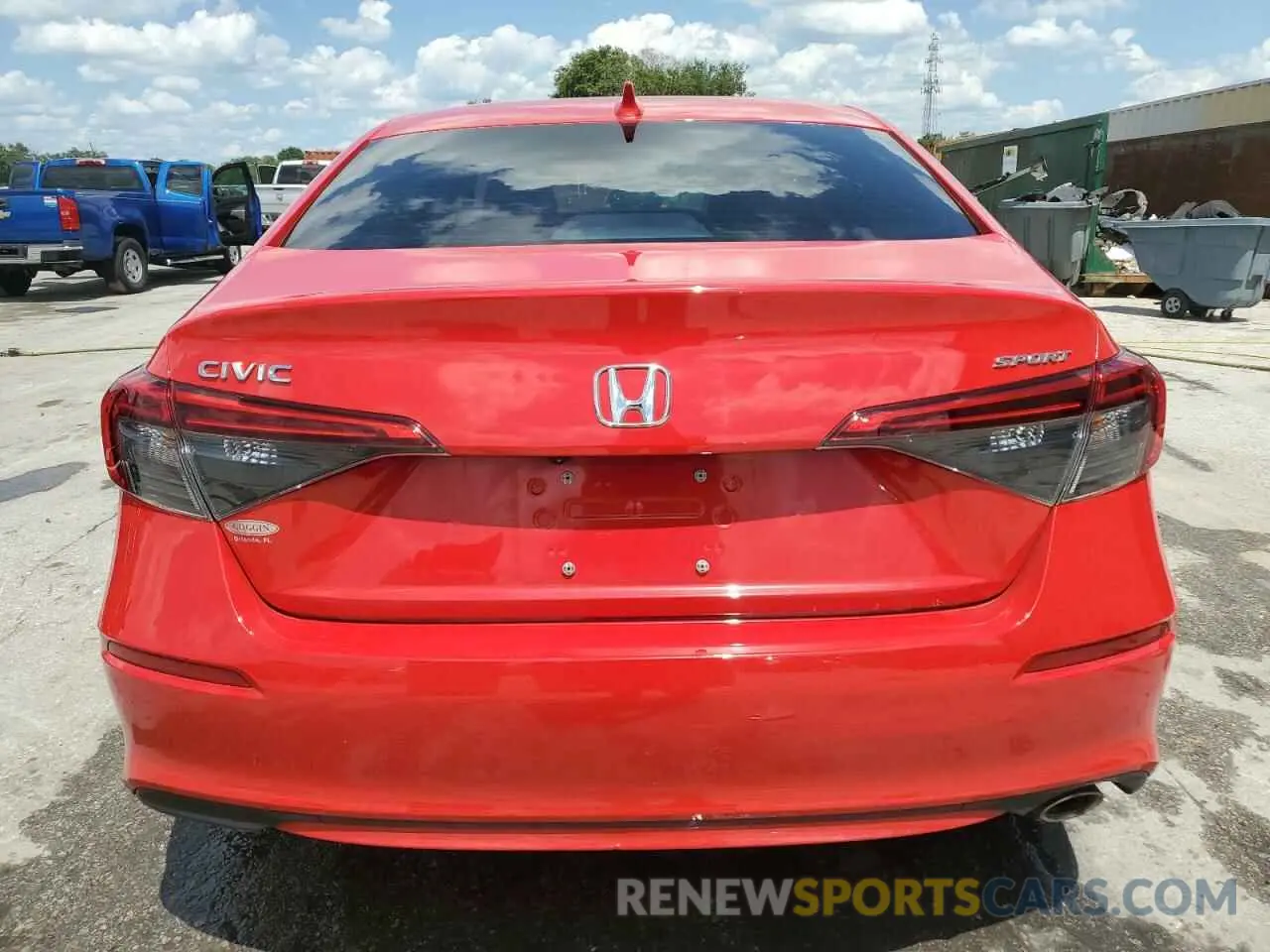 6 Photograph of a damaged car 2HGFE2F56PH532984 HONDA CIVIC 2023