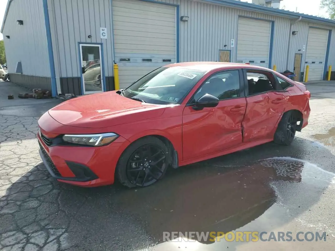 1 Photograph of a damaged car 2HGFE2F56PH551891 HONDA CIVIC 2023