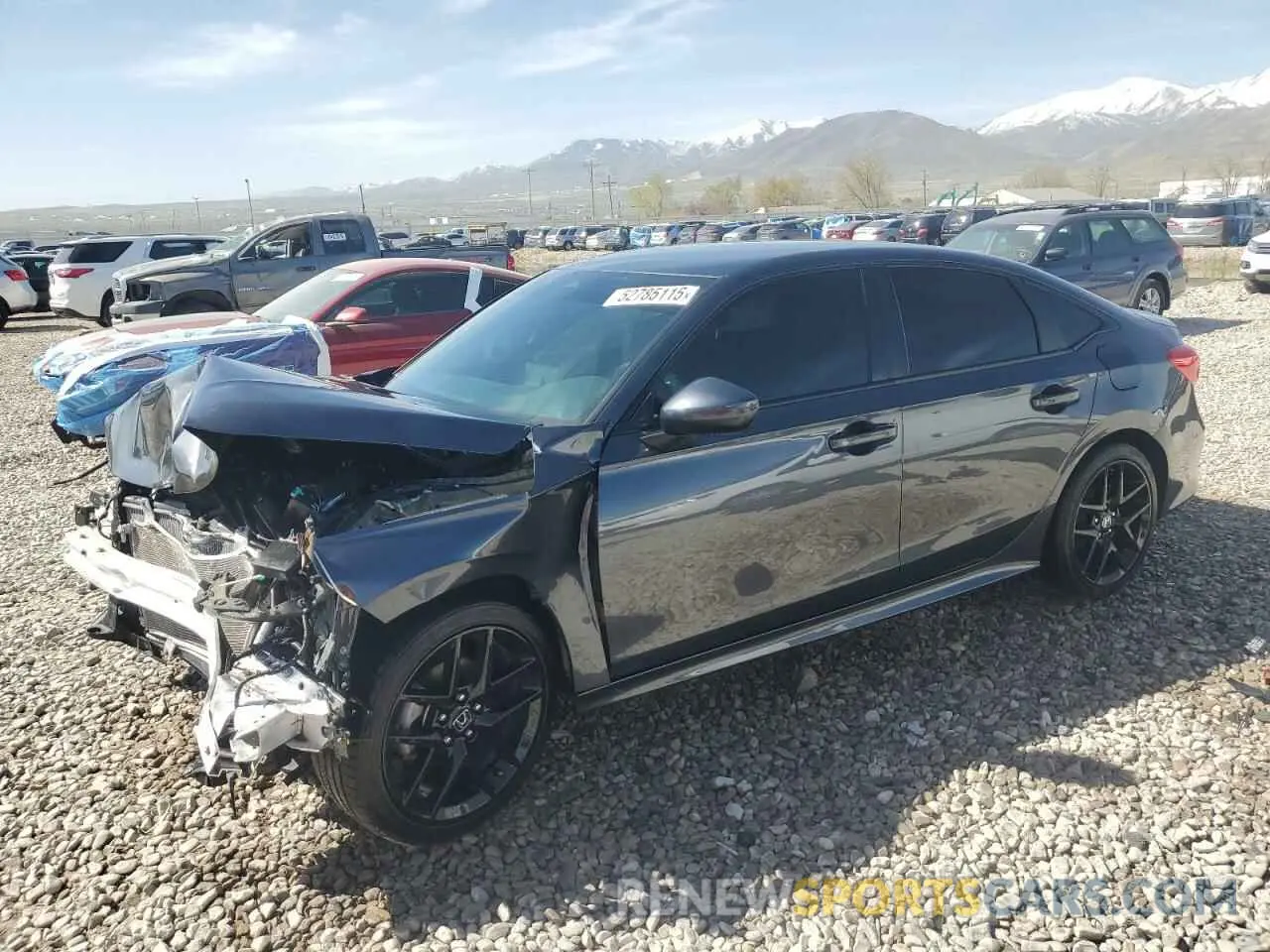 1 Photograph of a damaged car 2HGFE2F56PH566939 HONDA CIVIC 2023