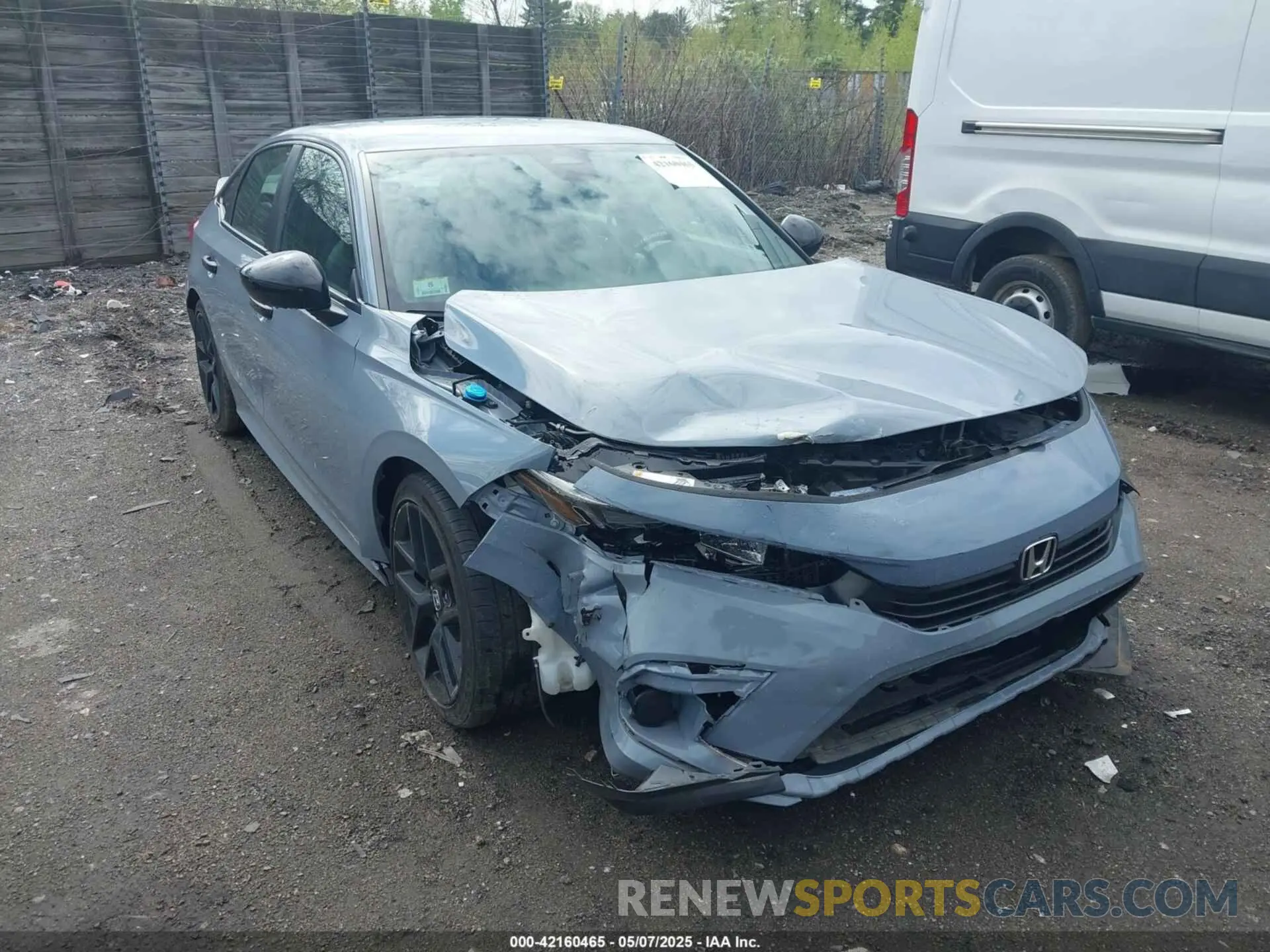 1 Photograph of a damaged car 2HGFE2F57PH507138 HONDA CIVIC 2023