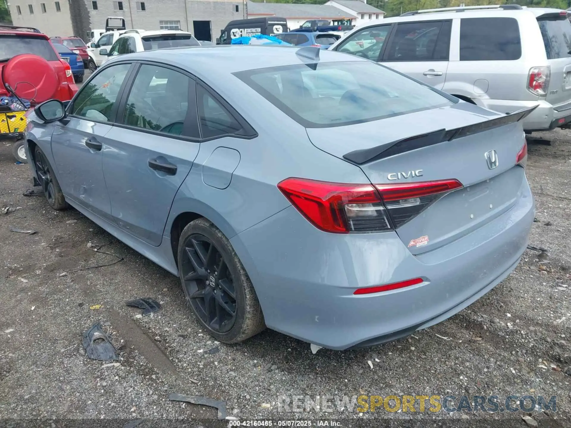 3 Photograph of a damaged car 2HGFE2F57PH507138 HONDA CIVIC 2023