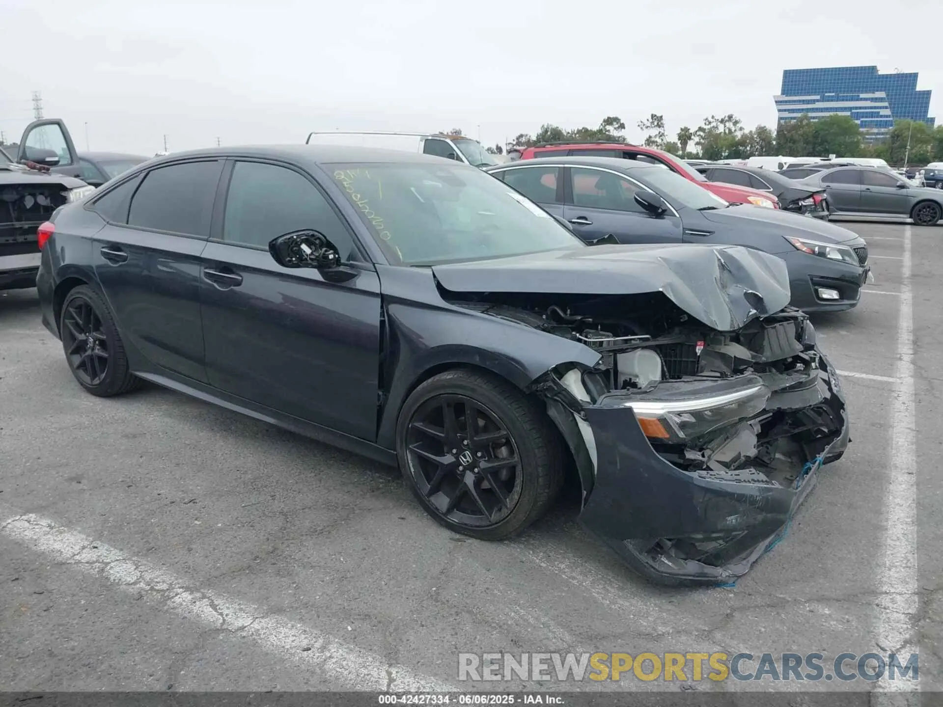 1 Photograph of a damaged car 2HGFE2F57PH511044 HONDA CIVIC 2023