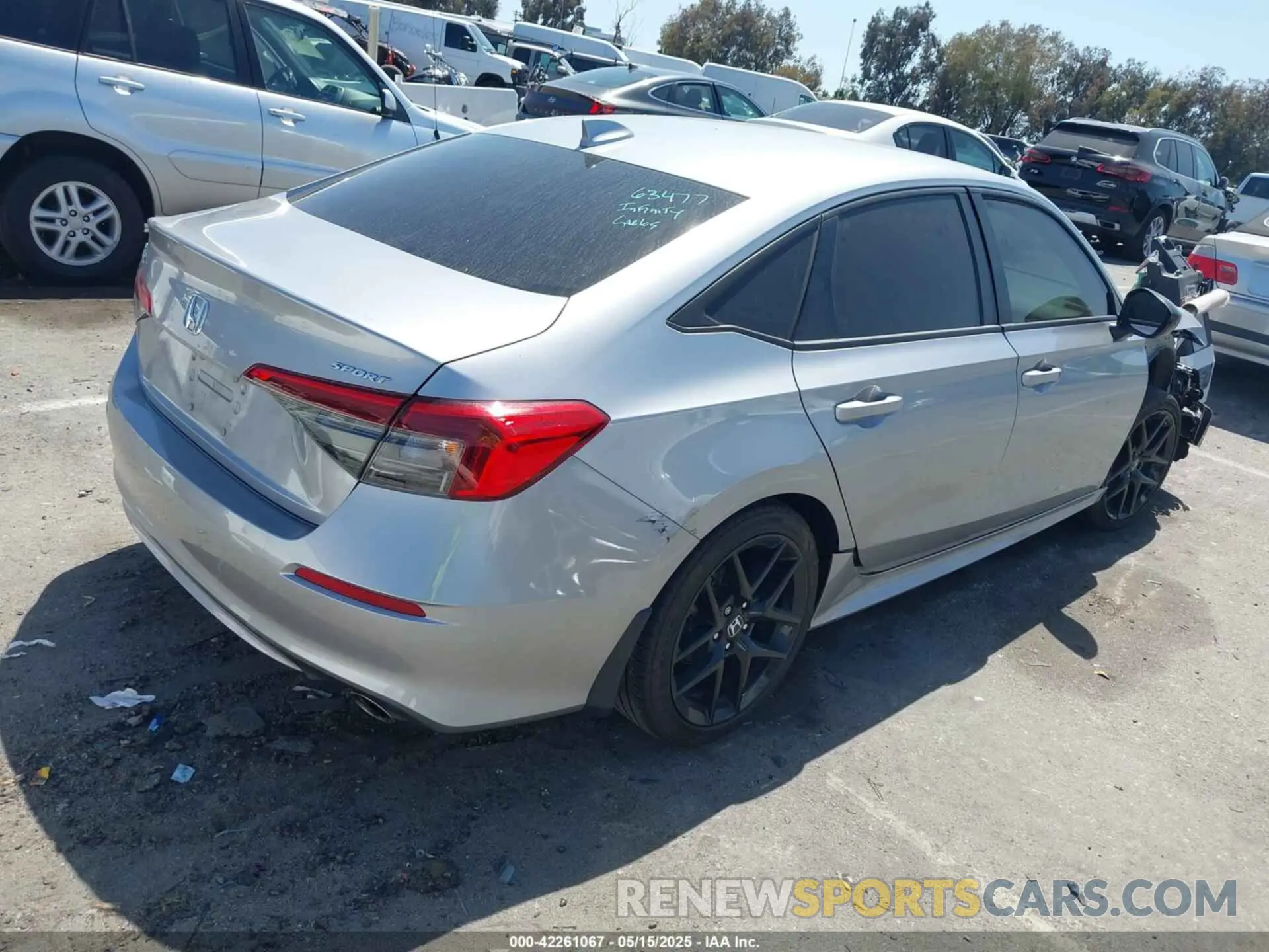 4 Photograph of a damaged car 2HGFE2F57PH518673 HONDA CIVIC 2023