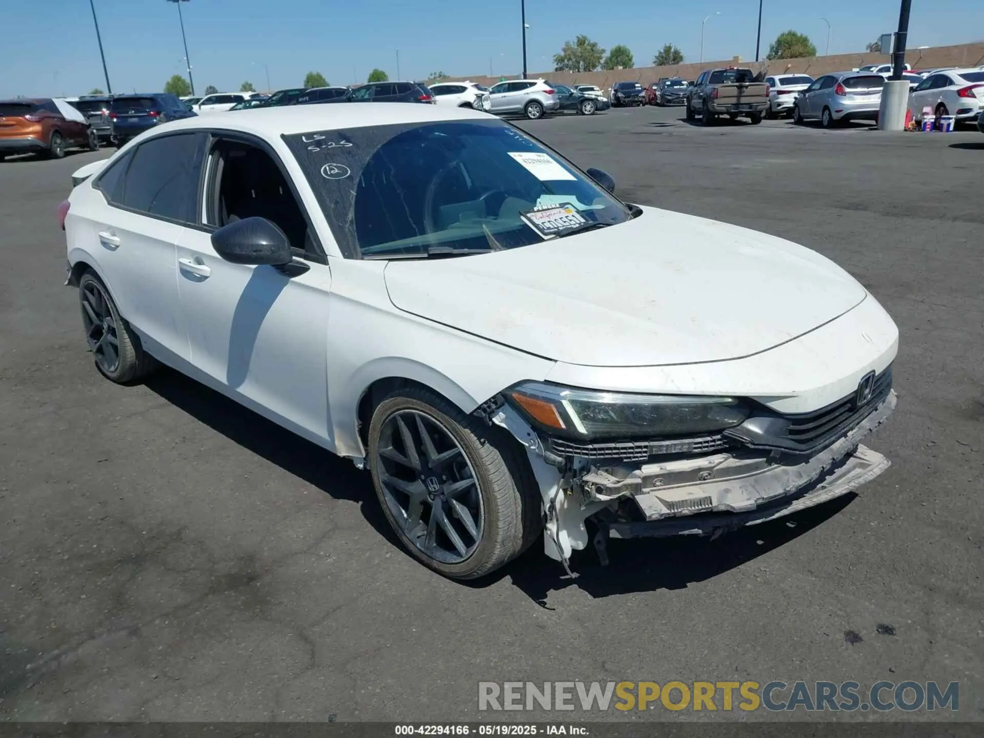 1 Photograph of a damaged car 2HGFE2F57PH518785 HONDA CIVIC 2023