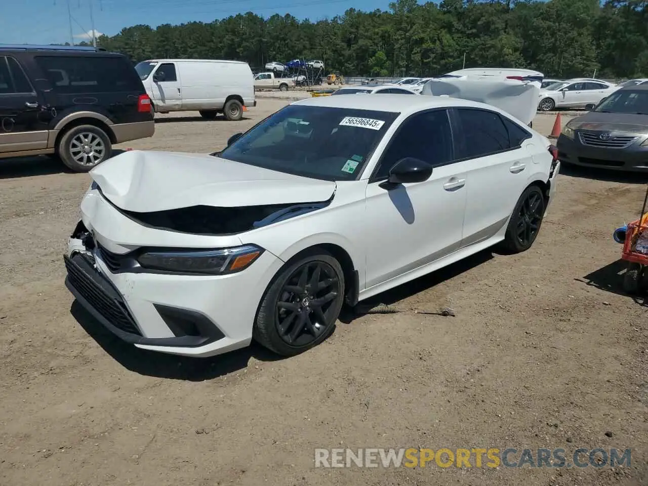 1 Photograph of a damaged car 2HGFE2F57PH520715 HONDA CIVIC 2023
