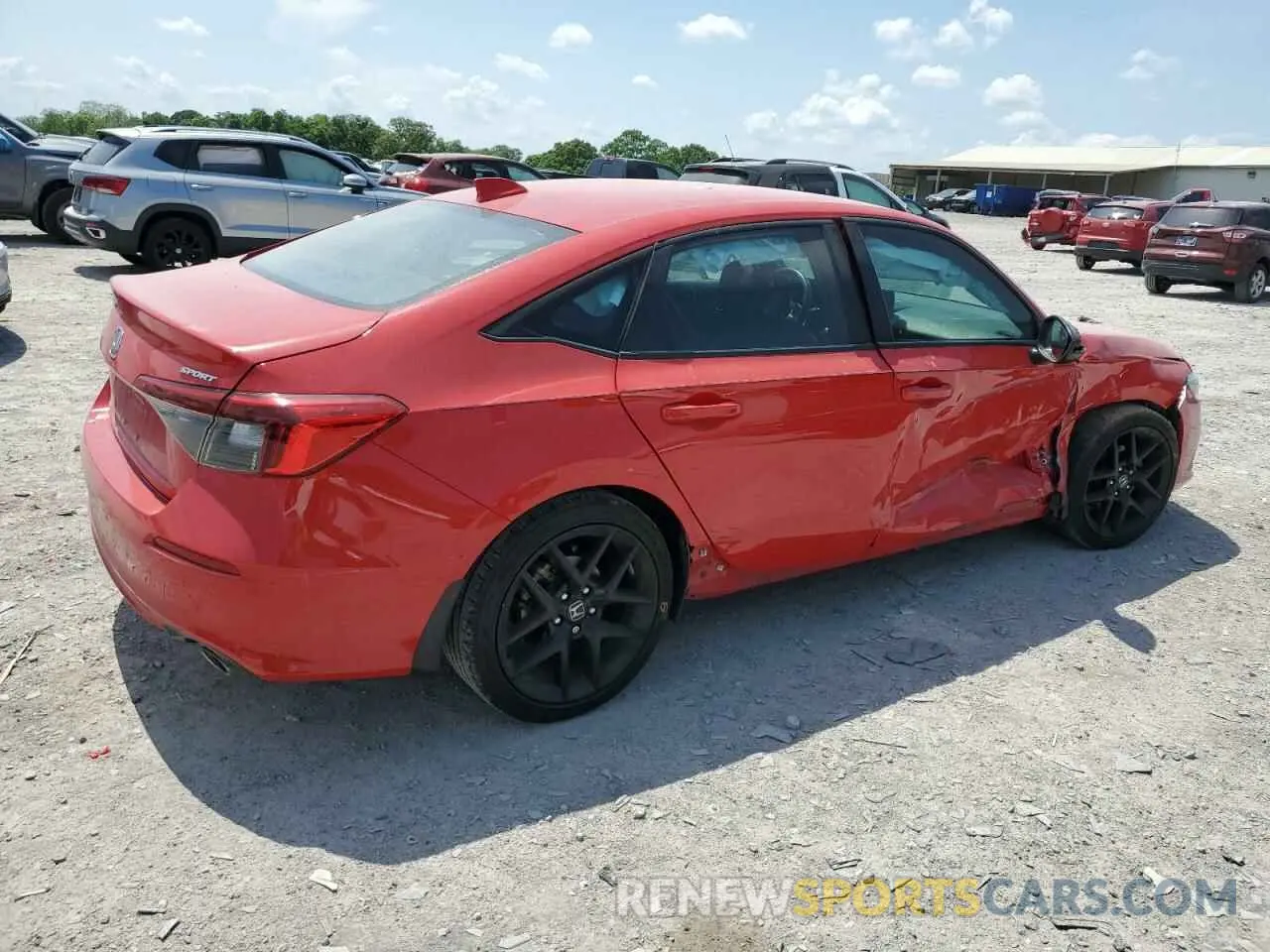 3 Photograph of a damaged car 2HGFE2F57PH521122 HONDA CIVIC 2023