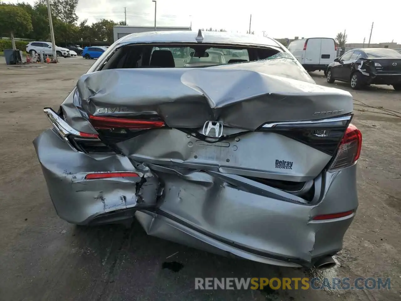 6 Photograph of a damaged car 2HGFE2F57PH527616 HONDA CIVIC 2023