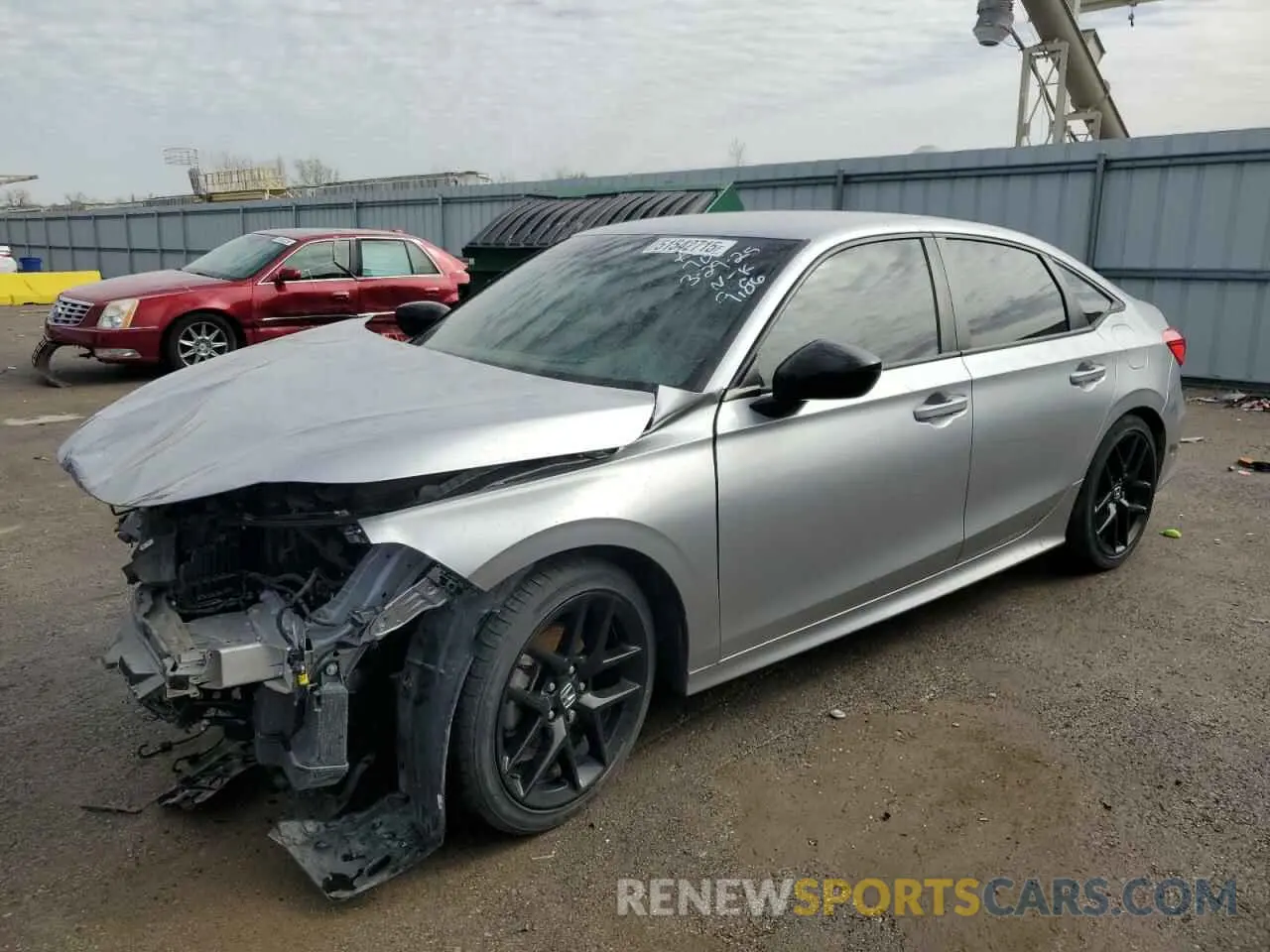 1 Photograph of a damaged car 2HGFE2F57PH529186 HONDA CIVIC 2023