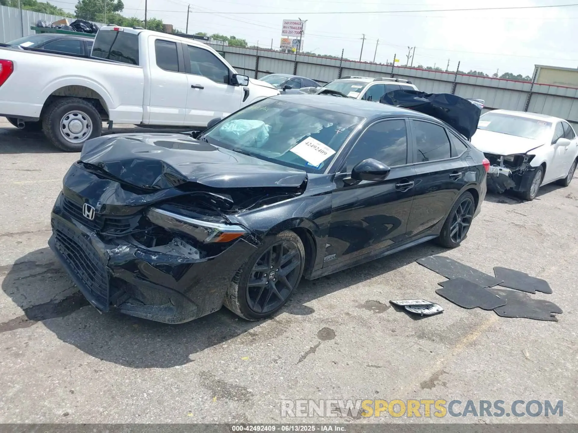 2 Photograph of a damaged car 2HGFE2F57PH530127 HONDA CIVIC 2023