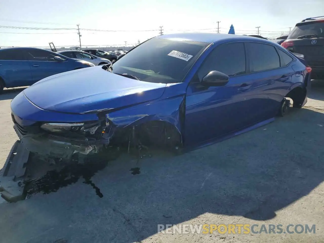 1 Photograph of a damaged car 2HGFE2F57PH543945 HONDA CIVIC 2023